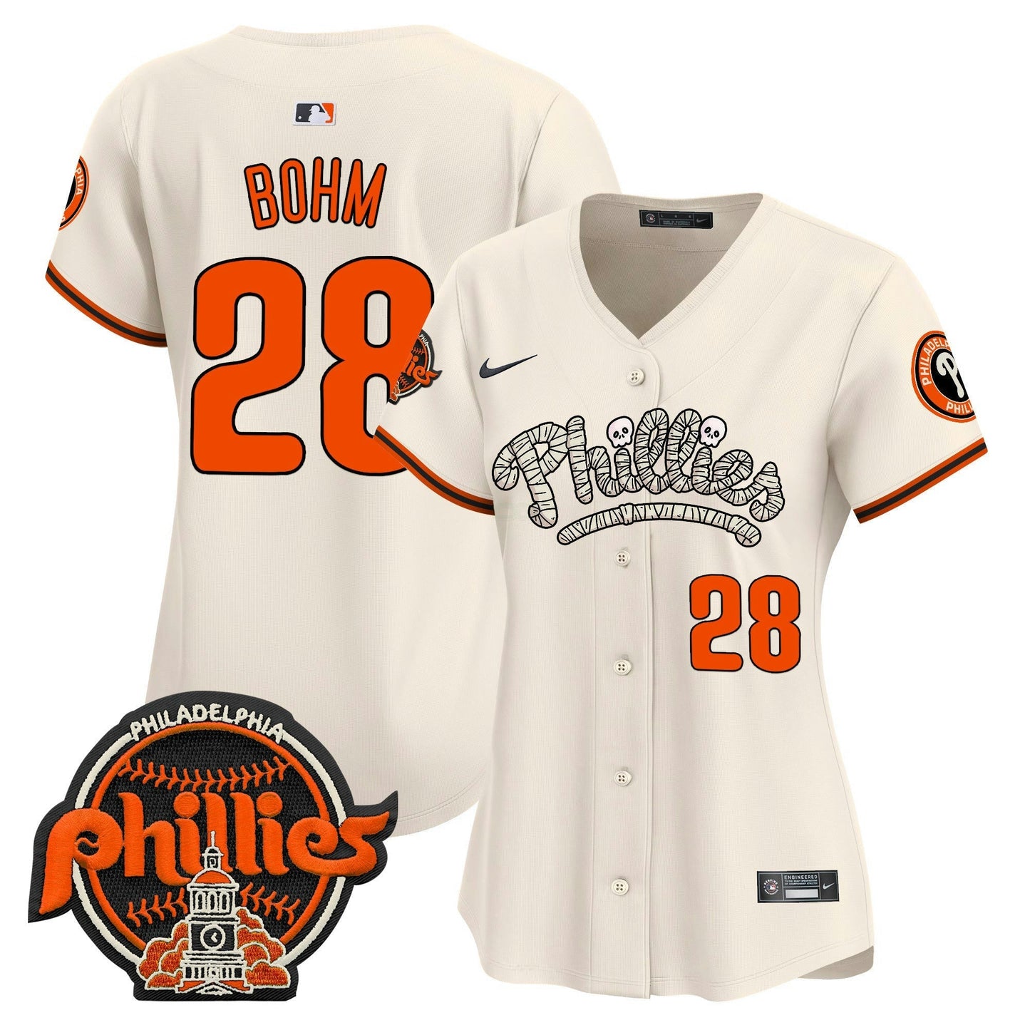 Camisa MLB Philadelphia Phillies Women’s Halloween Vapor Premier Limited Jersey