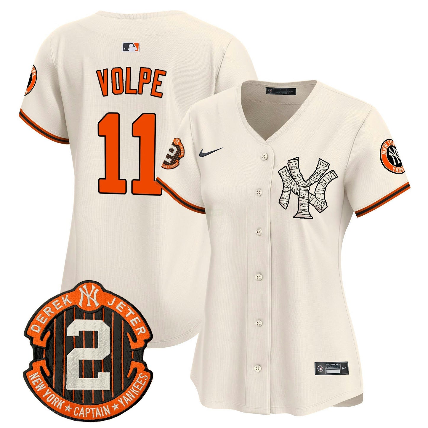 Camisa MLB New York Yankees Women’s Halloween Vapor Premier Limited Jersey