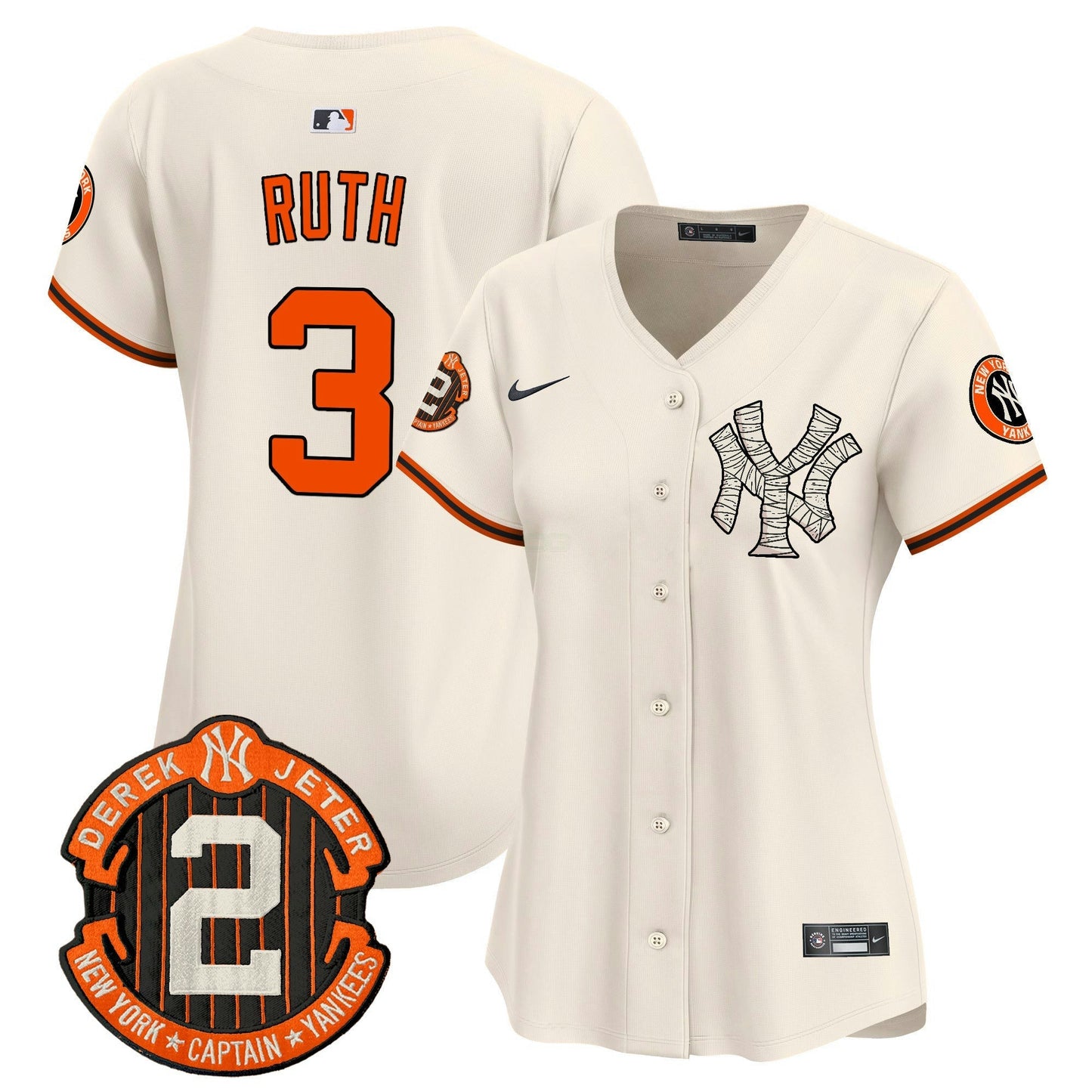 Camisa MLB New York Yankees Women’s Halloween Vapor Premier Limited Jersey