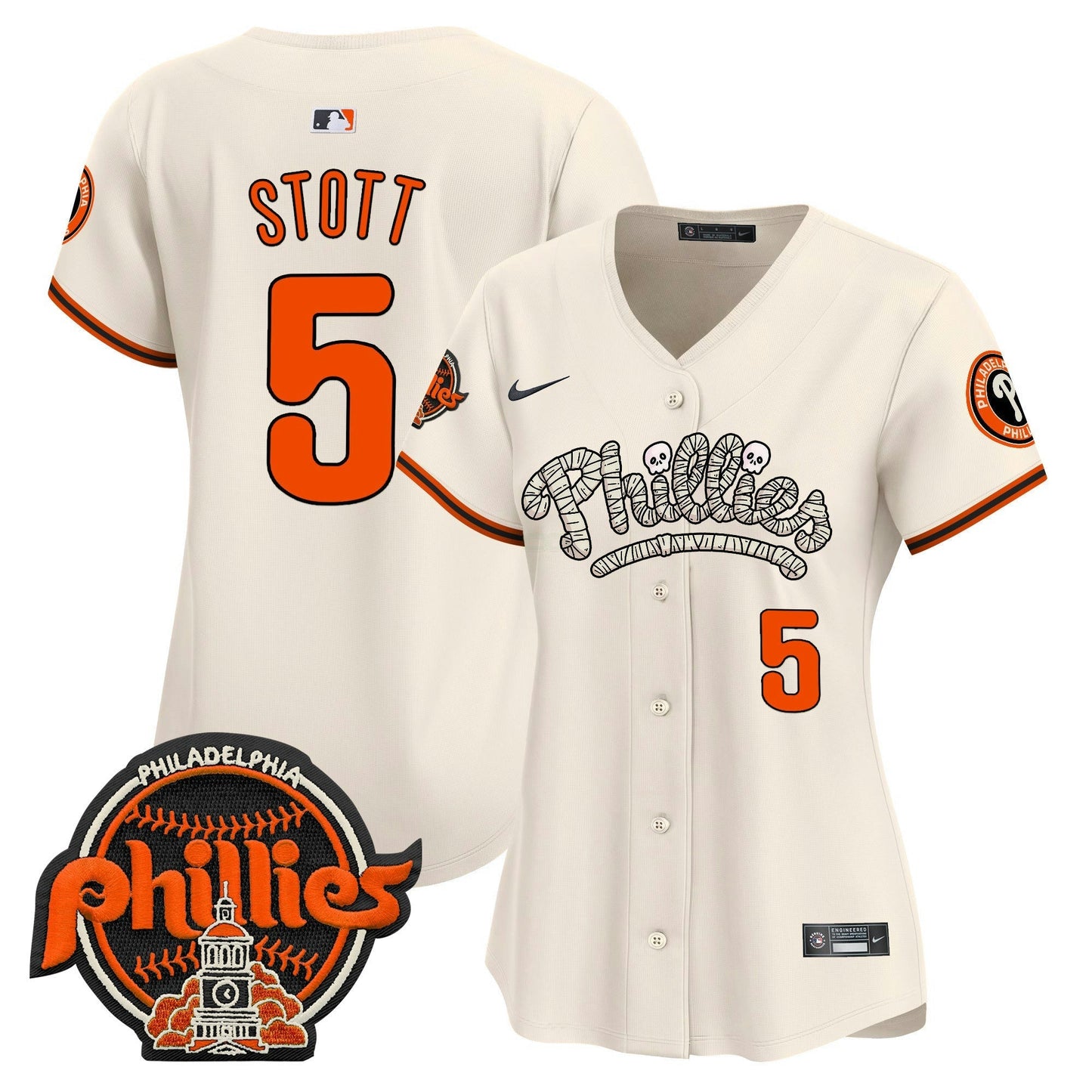 Camisa MLB Philadelphia Phillies Women’s Halloween Vapor Premier Limited Jersey