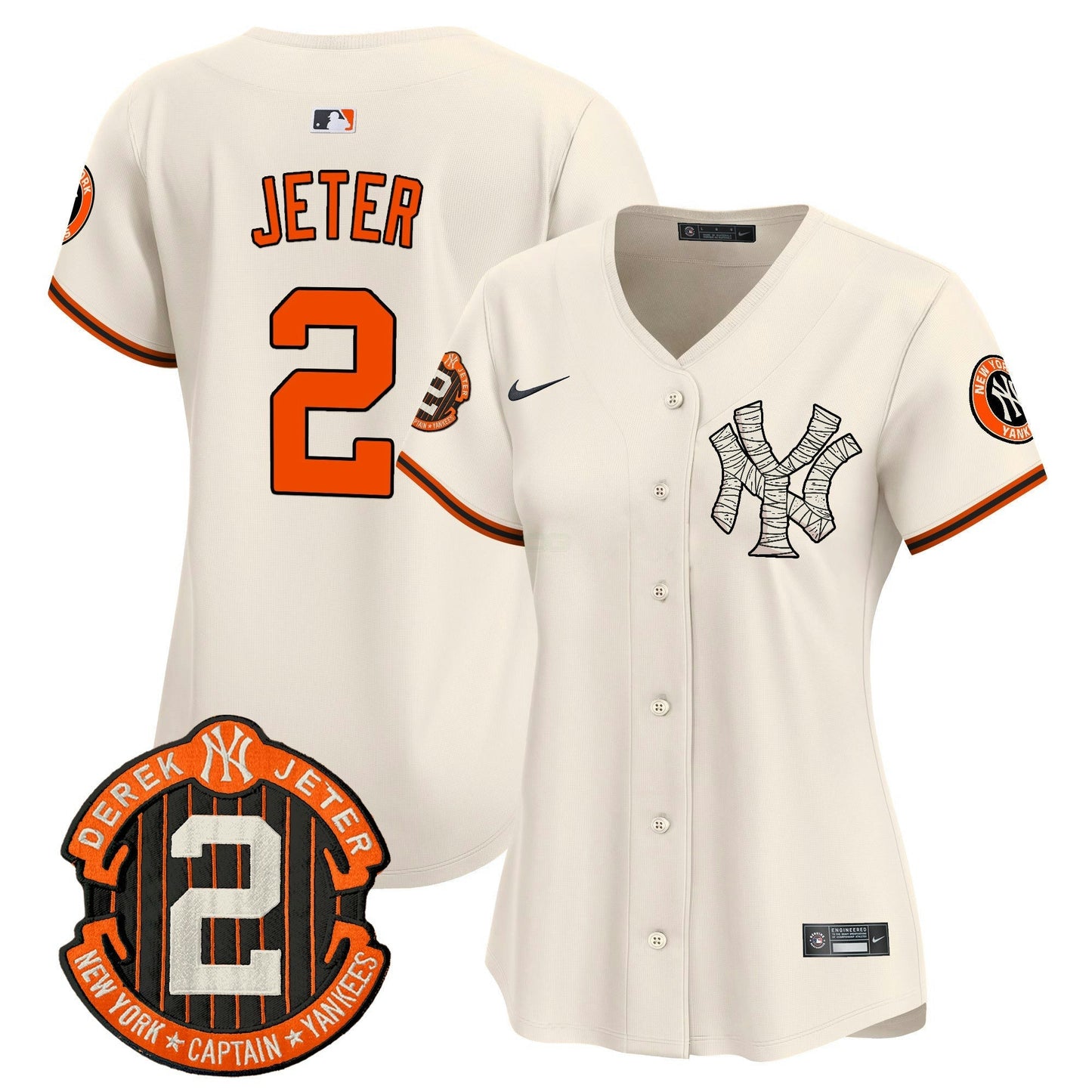 Camisa MLB New York Yankees Women’s Halloween Vapor Premier Limited Jersey