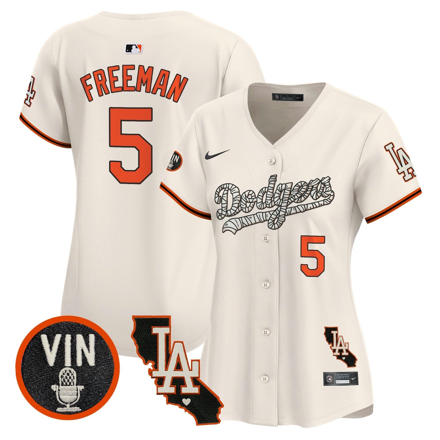 Camisa MLB Los Angeles Dodgers Women’s Halloween Vapor Premier Limited Jersey
