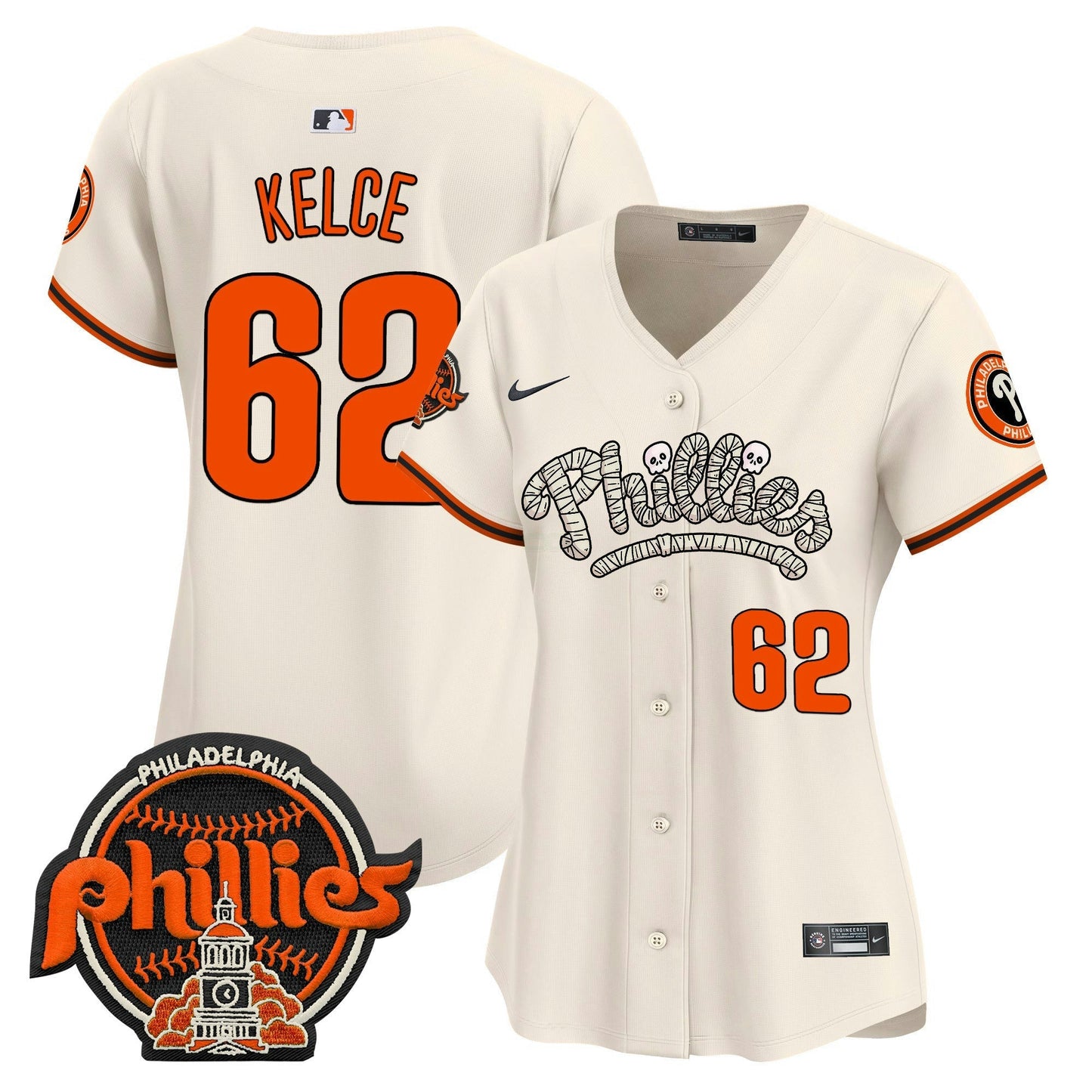 Camisa MLB Philadelphia Phillies Women’s Halloween Vapor Premier Limited Jersey