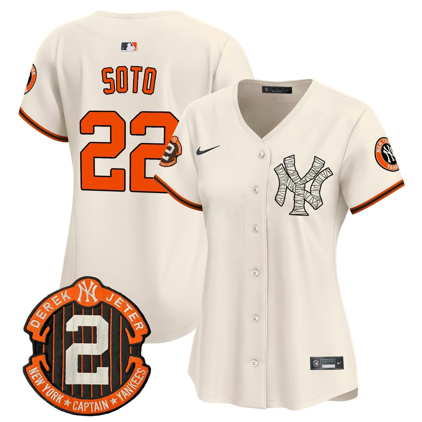 Camisa MLB New York Yankees Women’s Halloween Vapor Premier Limited Jersey