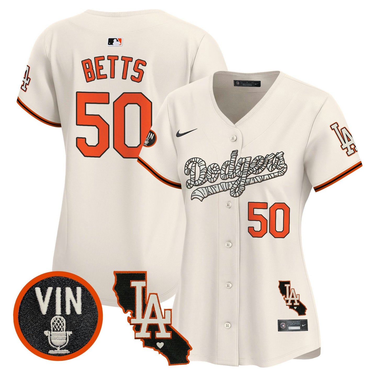 Camisa MLB Los Angeles Dodgers Women’s Halloween Vapor Premier Limited Jersey