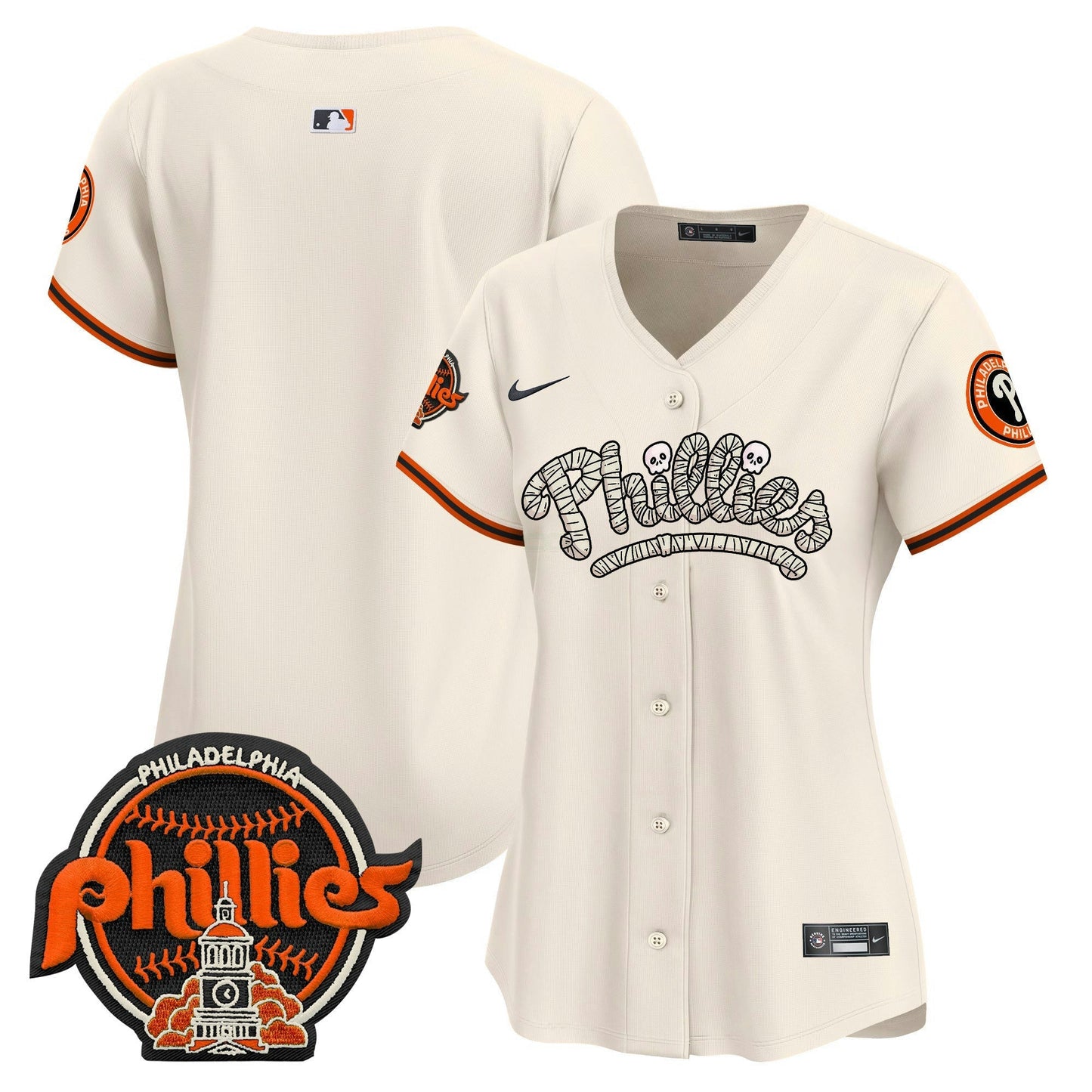 Camisa MLB Philadelphia Phillies Women’s Halloween Vapor Premier Limited Jersey