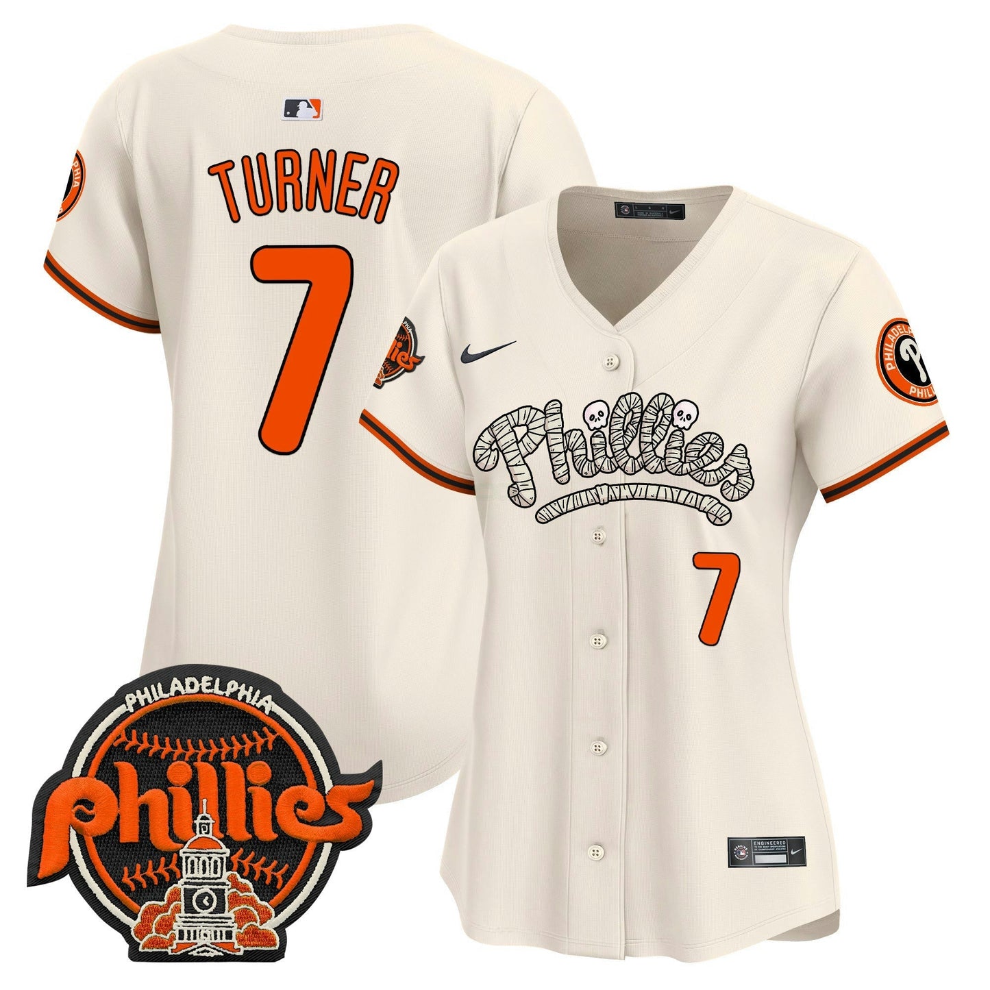 Camisa MLB Philadelphia Phillies Women’s Halloween Vapor Premier Limited Jersey