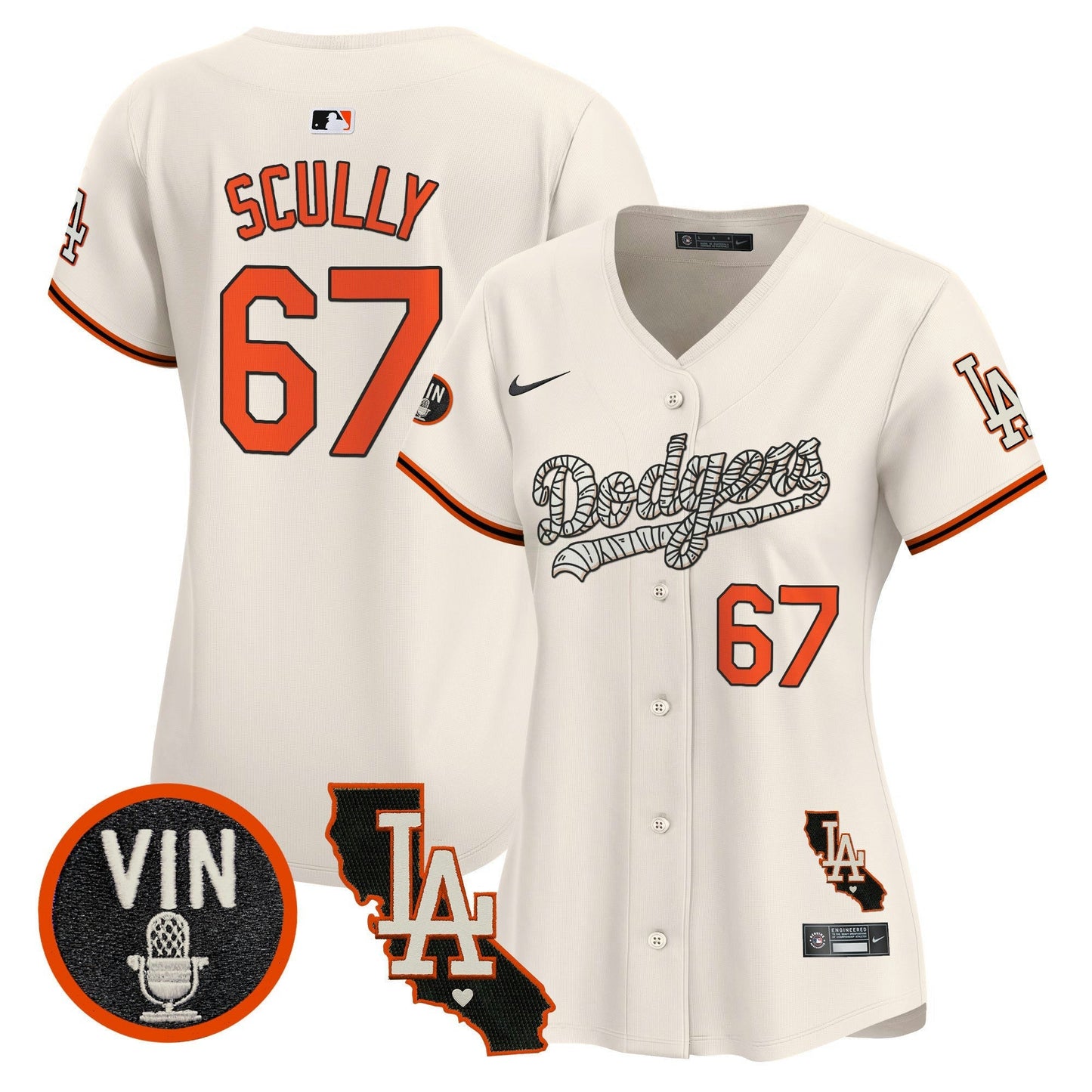 Camisa MLB Los Angeles Dodgers Women’s Halloween Vapor Premier Limited Jersey