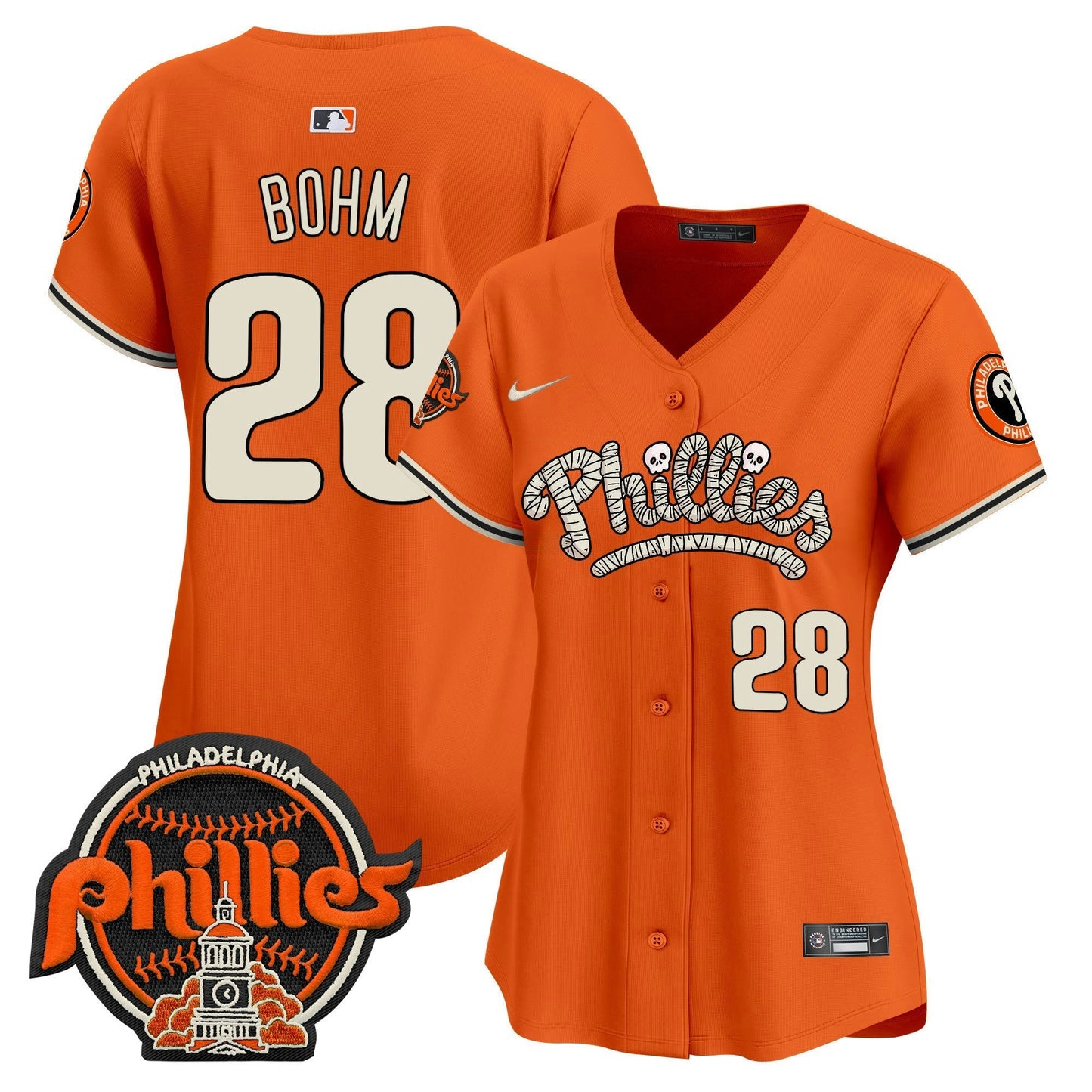 Camisa MLB Philadelphia Phillies Women’s Halloween Vapor Premier Limited Jersey