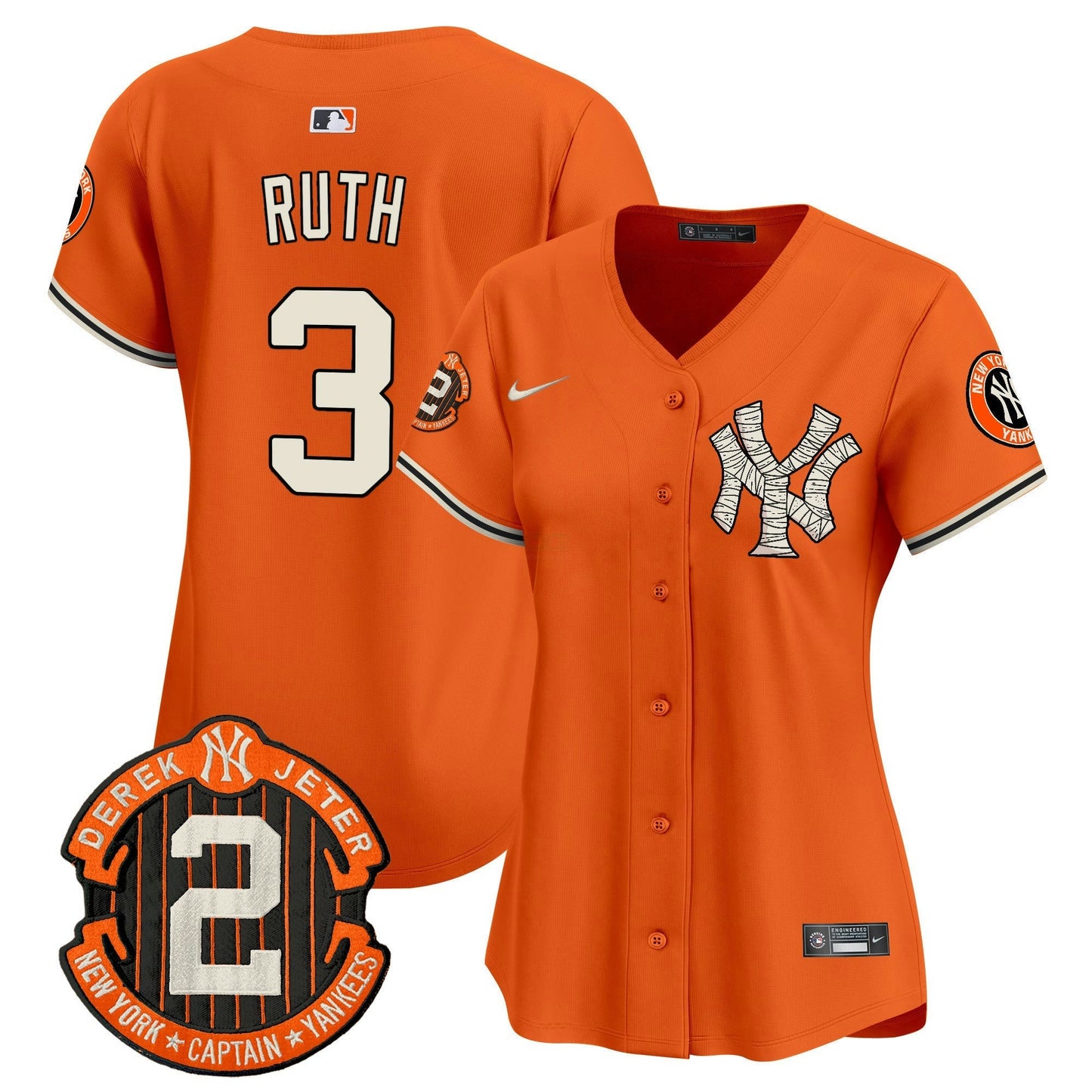 Camisa MLB New York Yankees Women’s Halloween Vapor Premier Limited Jersey