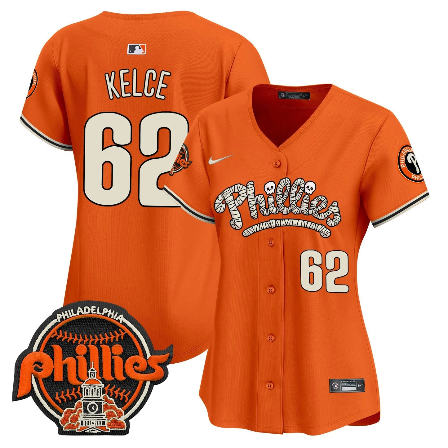 Camisa MLB Philadelphia Phillies Women’s Halloween Vapor Premier Limited Jersey