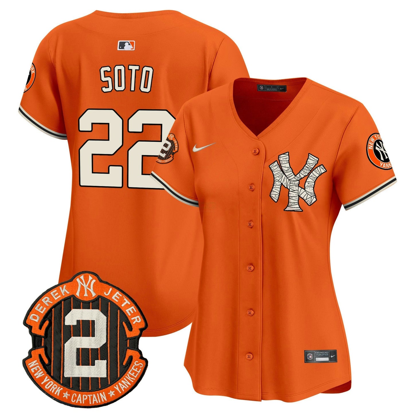Camisa MLB New York Yankees Women’s Halloween Vapor Premier Limited Jersey