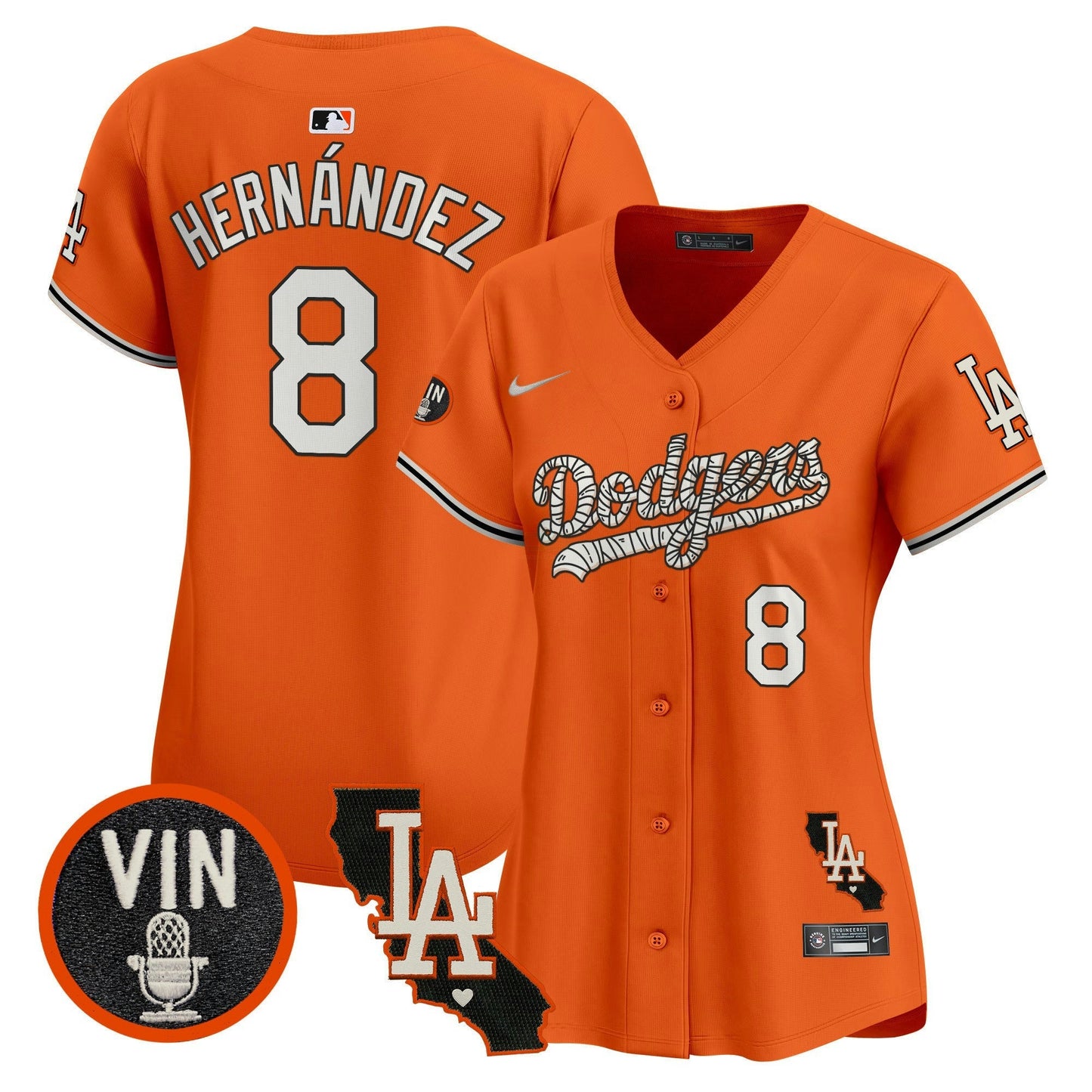 Camisa MLB Los Angeles Dodgers Women’s Halloween Vapor Premier Limited Jersey