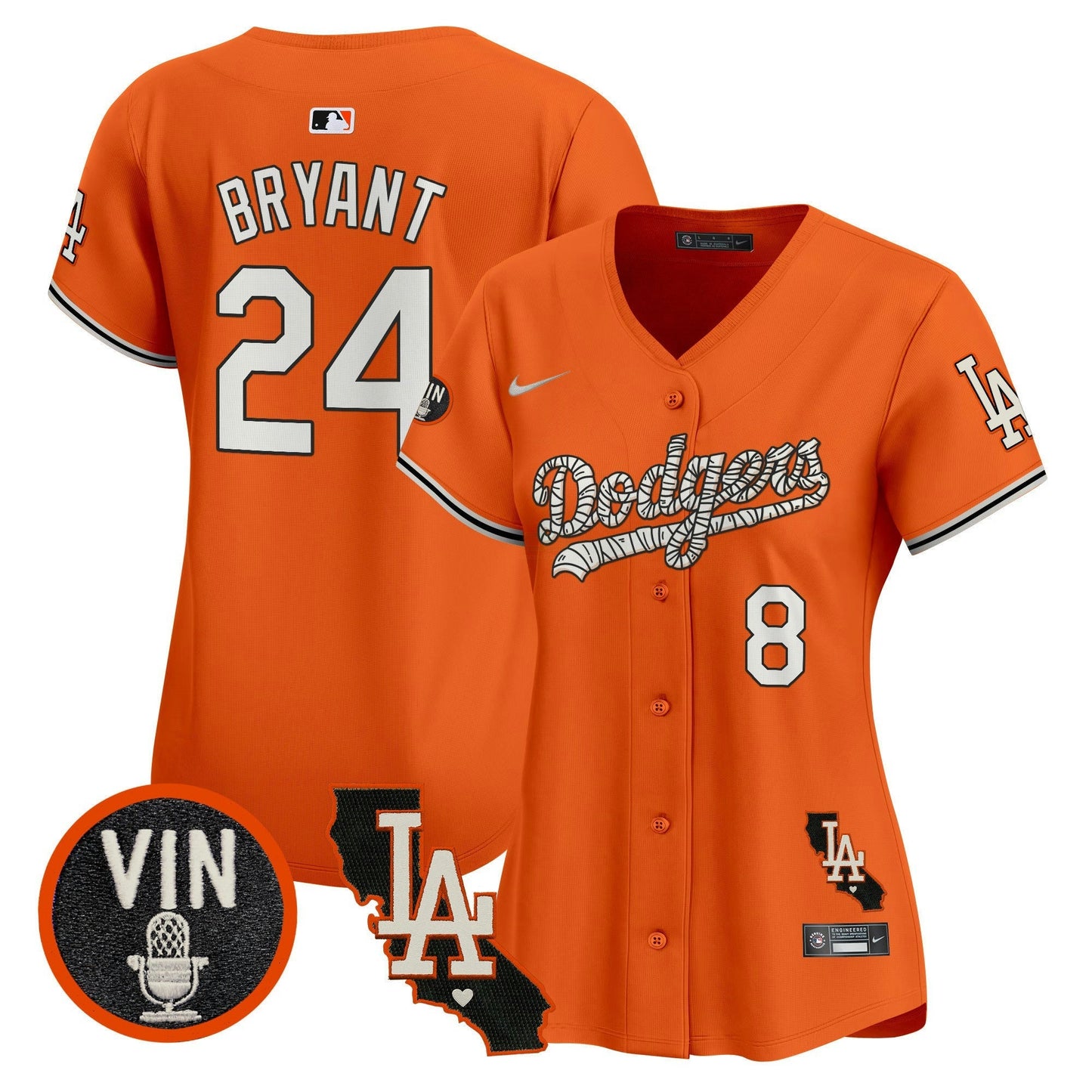 Camisa MLB Los Angeles Dodgers Women’s Halloween Vapor Premier Limited Jersey