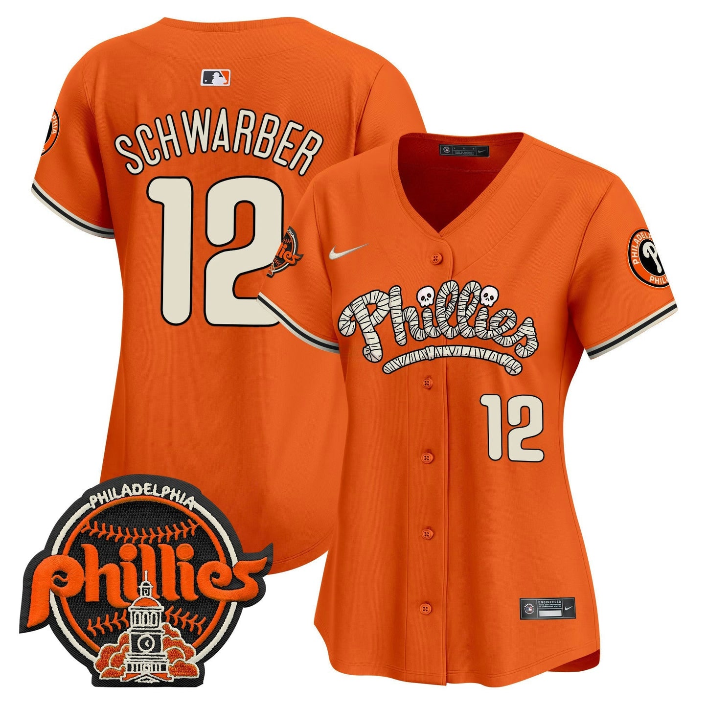 Camisa MLB Philadelphia Phillies Women’s Halloween Vapor Premier Limited Jersey