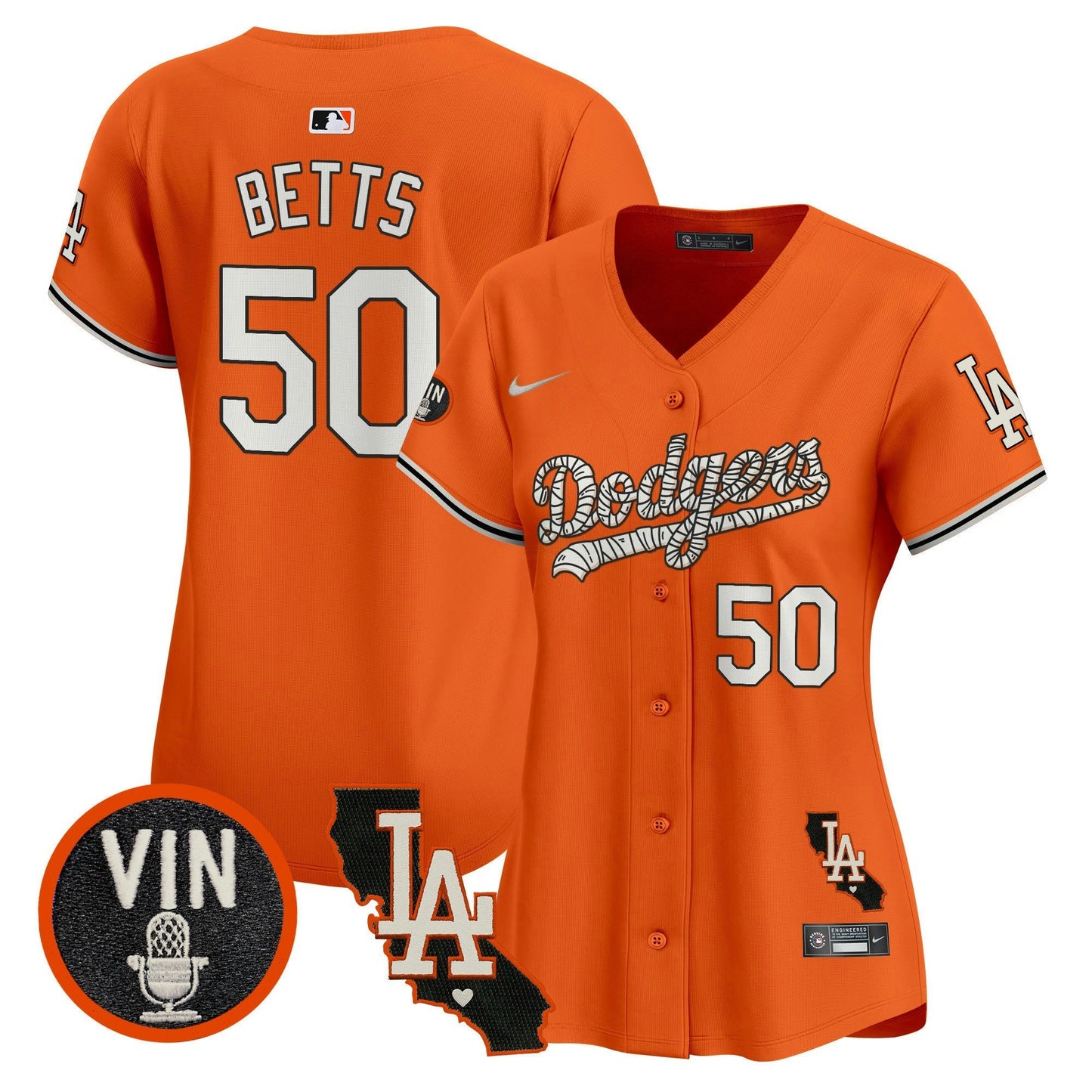 Camisa MLB Los Angeles Dodgers Women’s Halloween Vapor Premier Limited Jersey