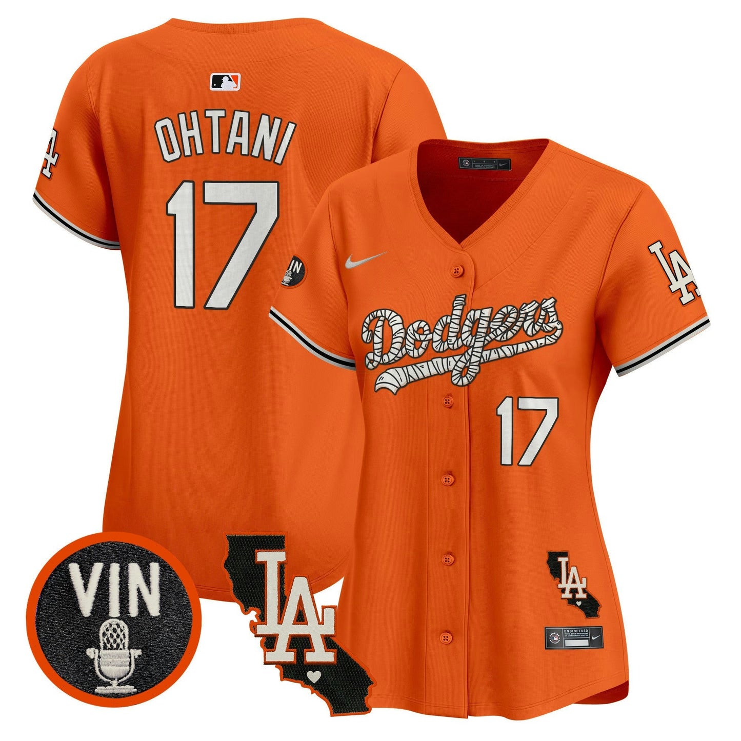 Camisa MLB Los Angeles Dodgers Women’s Halloween Vapor Premier Limited Jersey