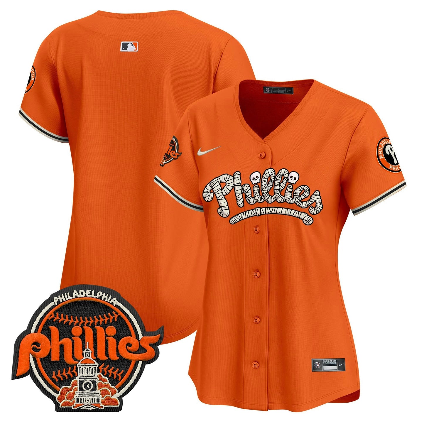 Camisa MLB Philadelphia Phillies Women’s Halloween Vapor Premier Limited Jersey