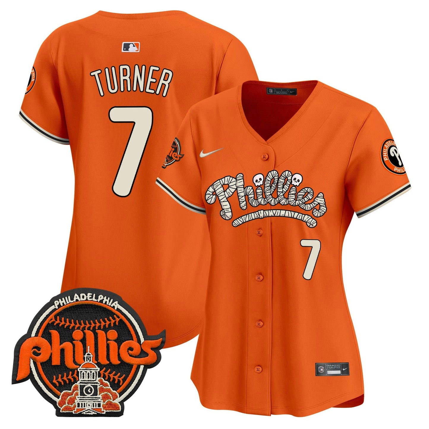 Camisa MLB Philadelphia Phillies Women’s Halloween Vapor Premier Limited Jersey