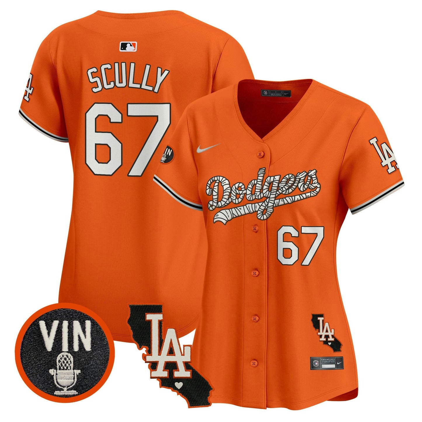 Camisa MLB Los Angeles Dodgers Women’s Halloween Vapor Premier Limited Jersey