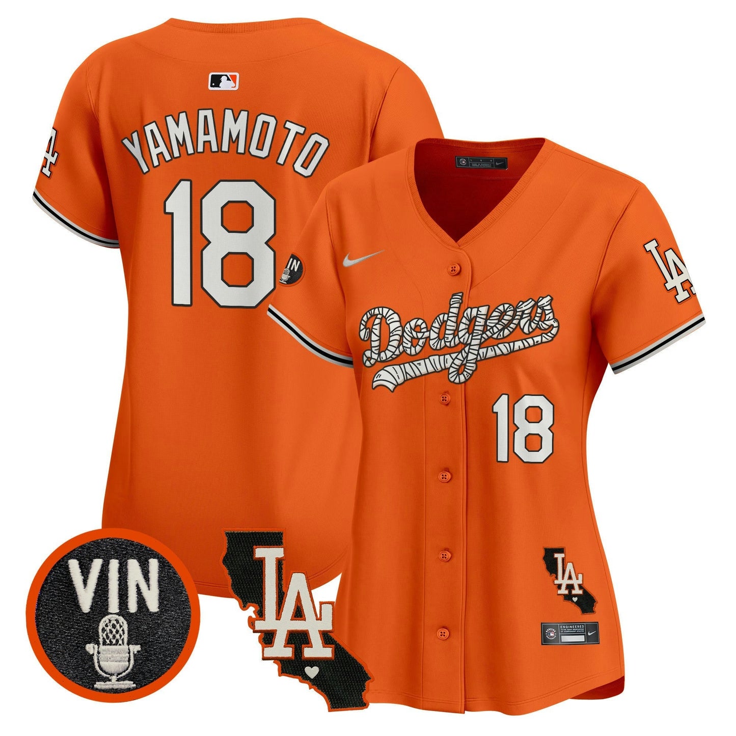 Camisa MLB Los Angeles Dodgers Women’s Halloween Vapor Premier Limited Jersey