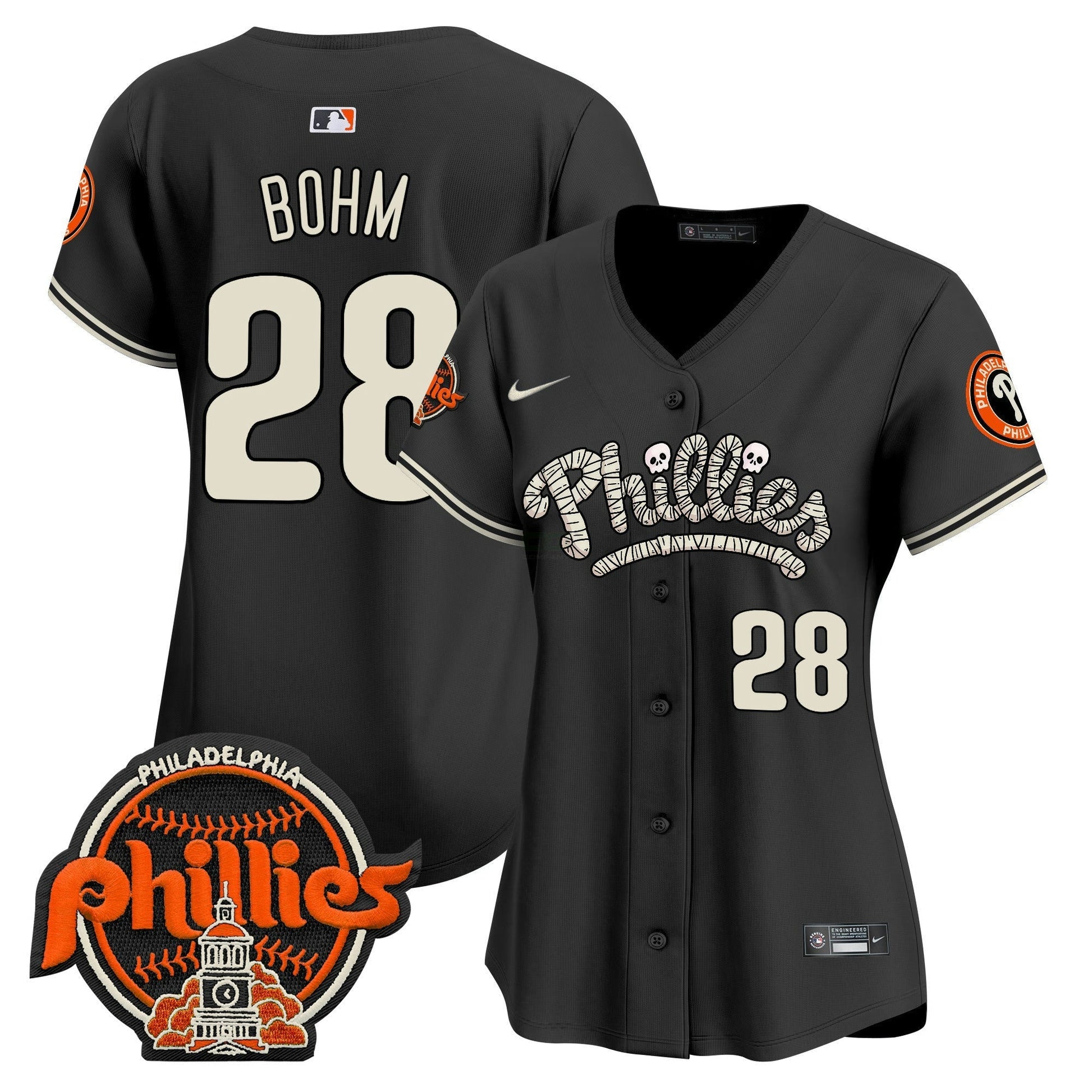 Camisa MLB Philadelphia Phillies Women’s Halloween Vapor Premier Limited Jersey