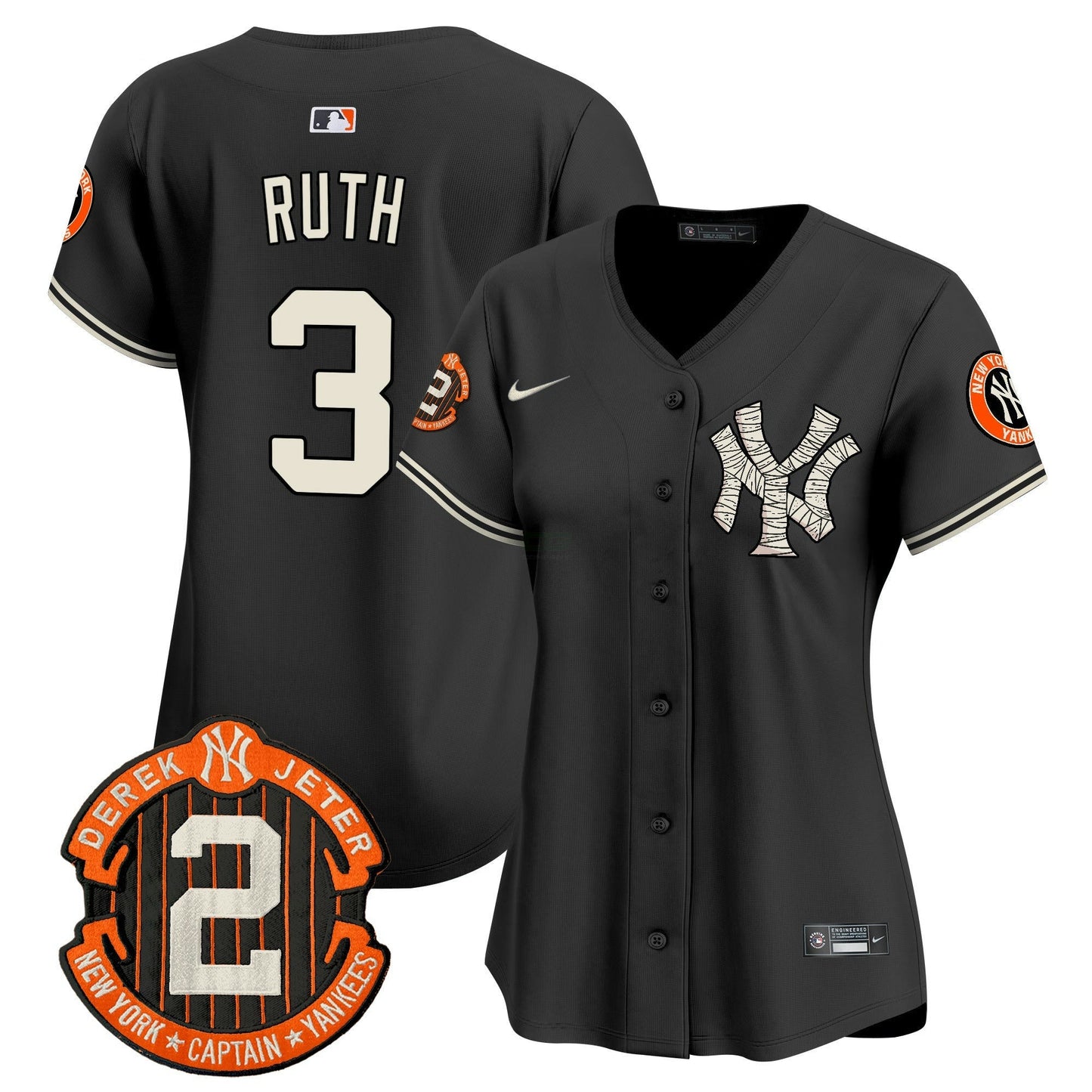 Camisa MLB New York Yankees Women’s Halloween Vapor Premier Limited Jersey