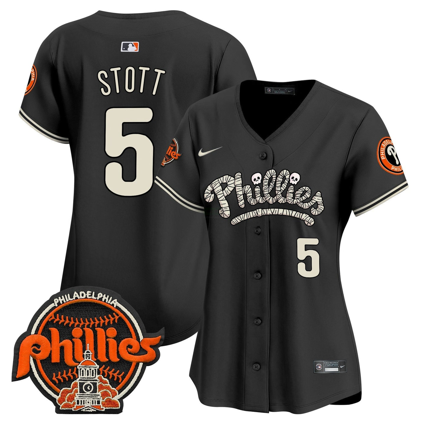 Camisa MLB Philadelphia Phillies Women’s Halloween Vapor Premier Limited Jersey