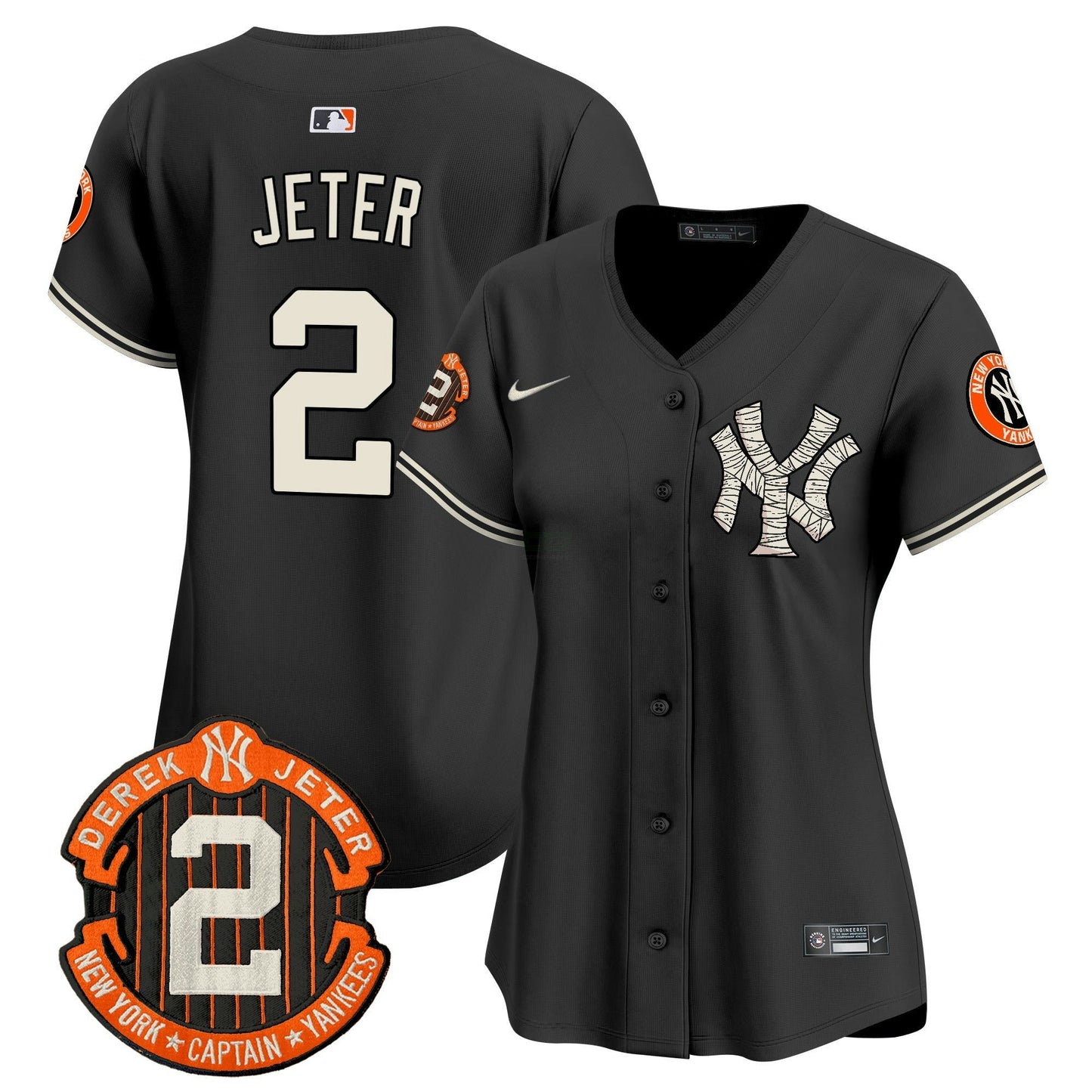Camisa MLB New York Yankees Women’s Halloween Vapor Premier Limited Jersey