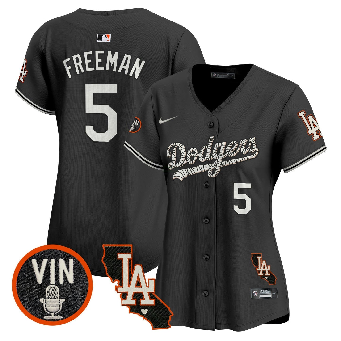 Camisa MLB Los Angeles Dodgers Women’s Halloween Vapor Premier Limited Jersey
