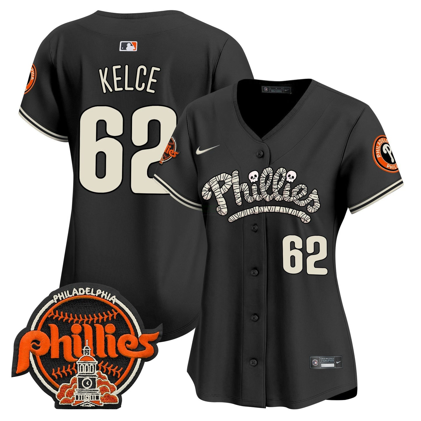 Camisa MLB Philadelphia Phillies Women’s Halloween Vapor Premier Limited Jersey