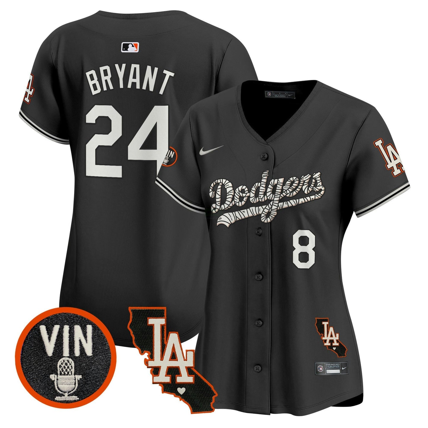Camisa MLB Los Angeles Dodgers Women’s Halloween Vapor Premier Limited Jersey