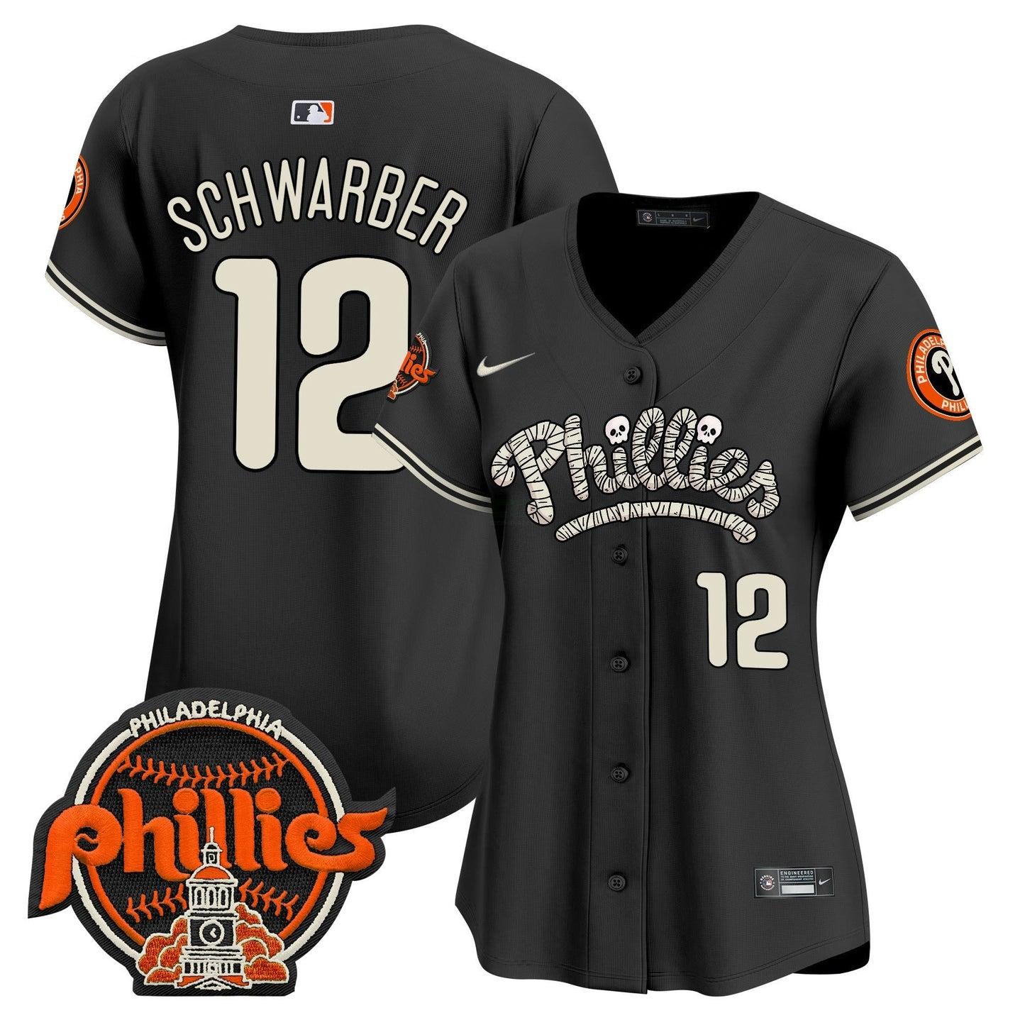 Camisa MLB Philadelphia Phillies Women’s Halloween Vapor Premier Limited Jersey