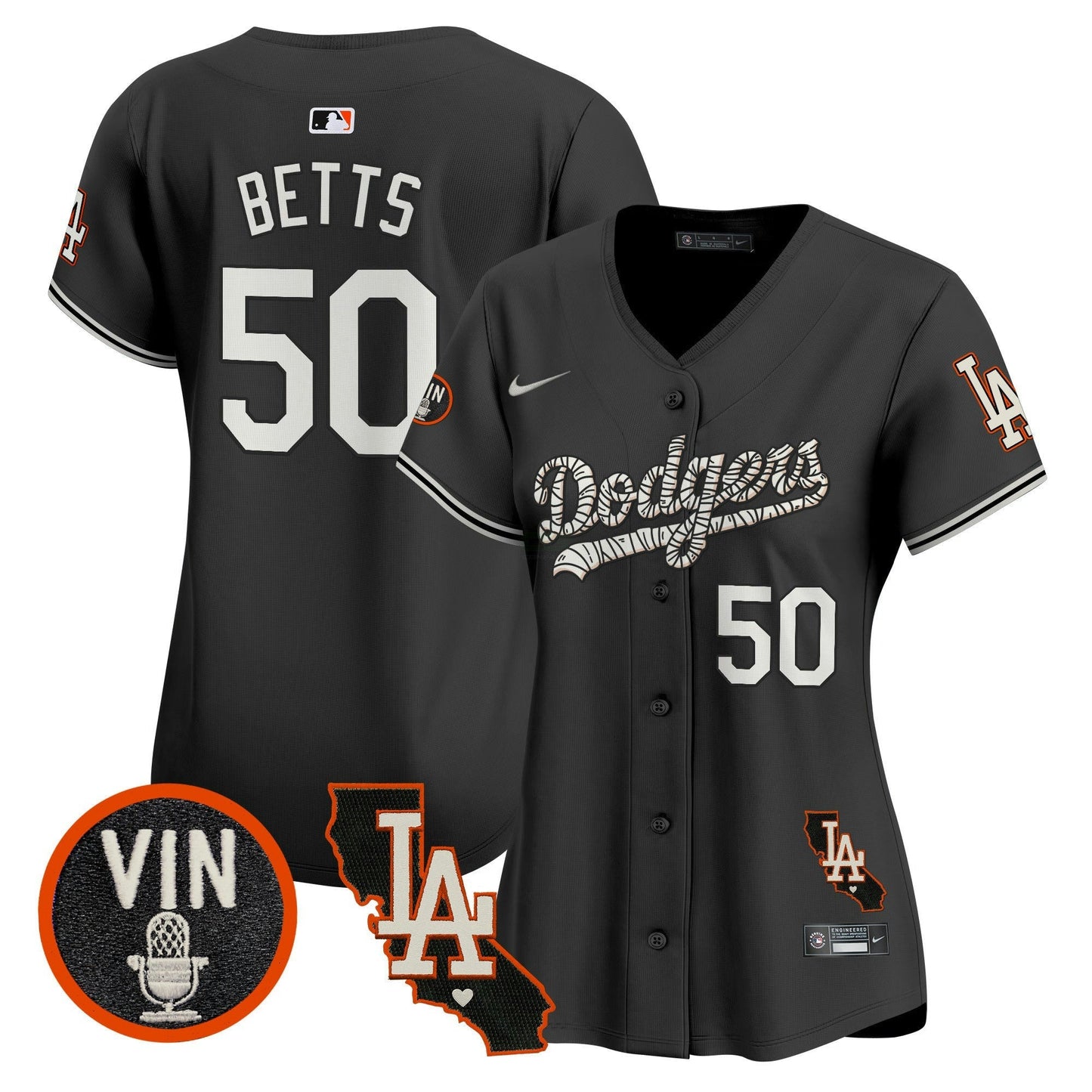 Camisa MLB Los Angeles Dodgers Women’s Halloween Vapor Premier Limited Jersey