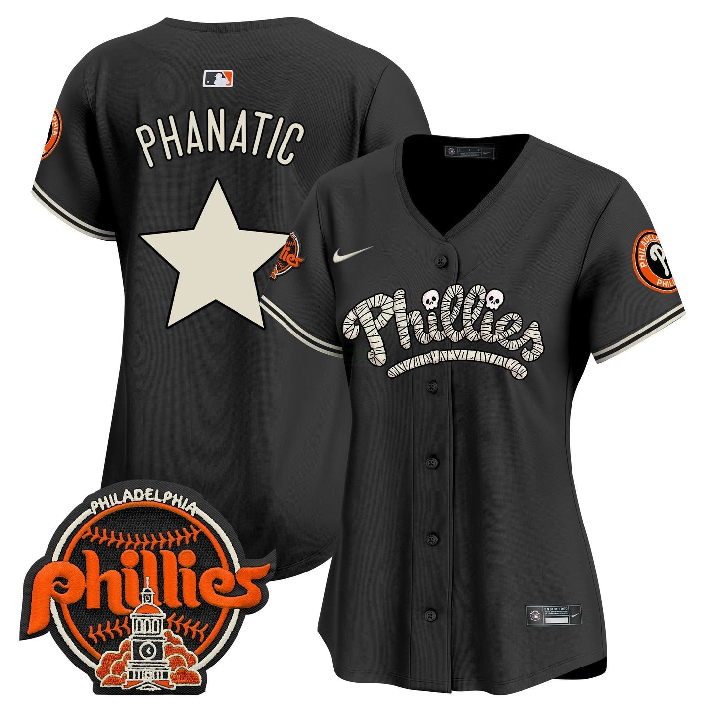 Camisa MLB Philadelphia Phillies Women’s Halloween Vapor Premier Limited Jersey