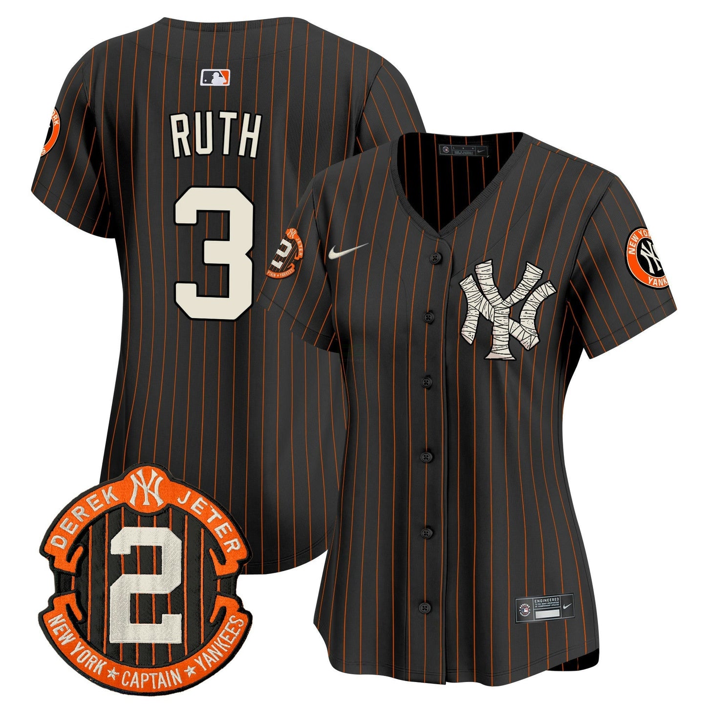 Camisa MLB New York Yankees Women’s Halloween Vapor Premier Limited Jersey