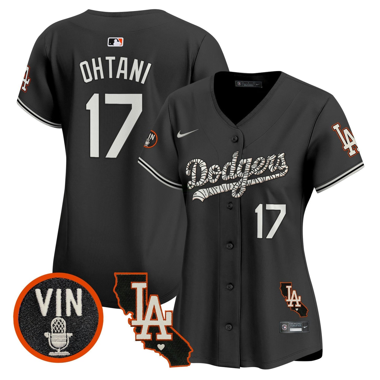 Camisa MLB Los Angeles Dodgers Women’s Halloween Vapor Premier Limited Jersey