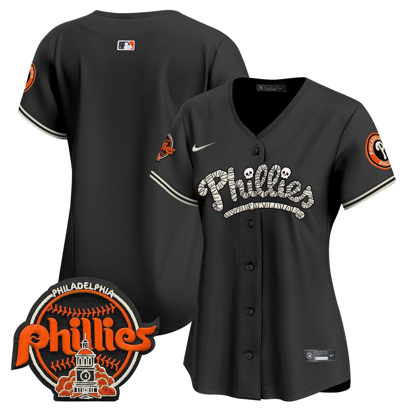 Camisa MLB Philadelphia Phillies Women’s Halloween Vapor Premier Limited Jersey