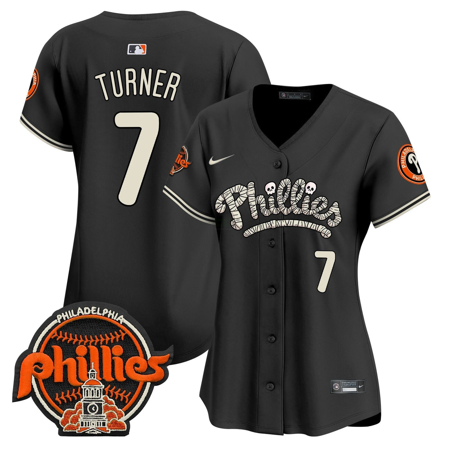 Camisa MLB Philadelphia Phillies Women’s Halloween Vapor Premier Limited Jersey