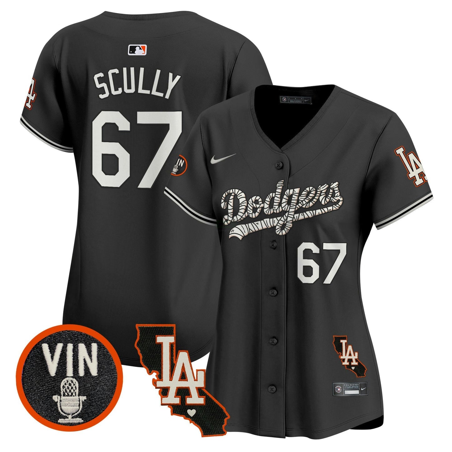 Camisa MLB Los Angeles Dodgers Women’s Halloween Vapor Premier Limited Jersey