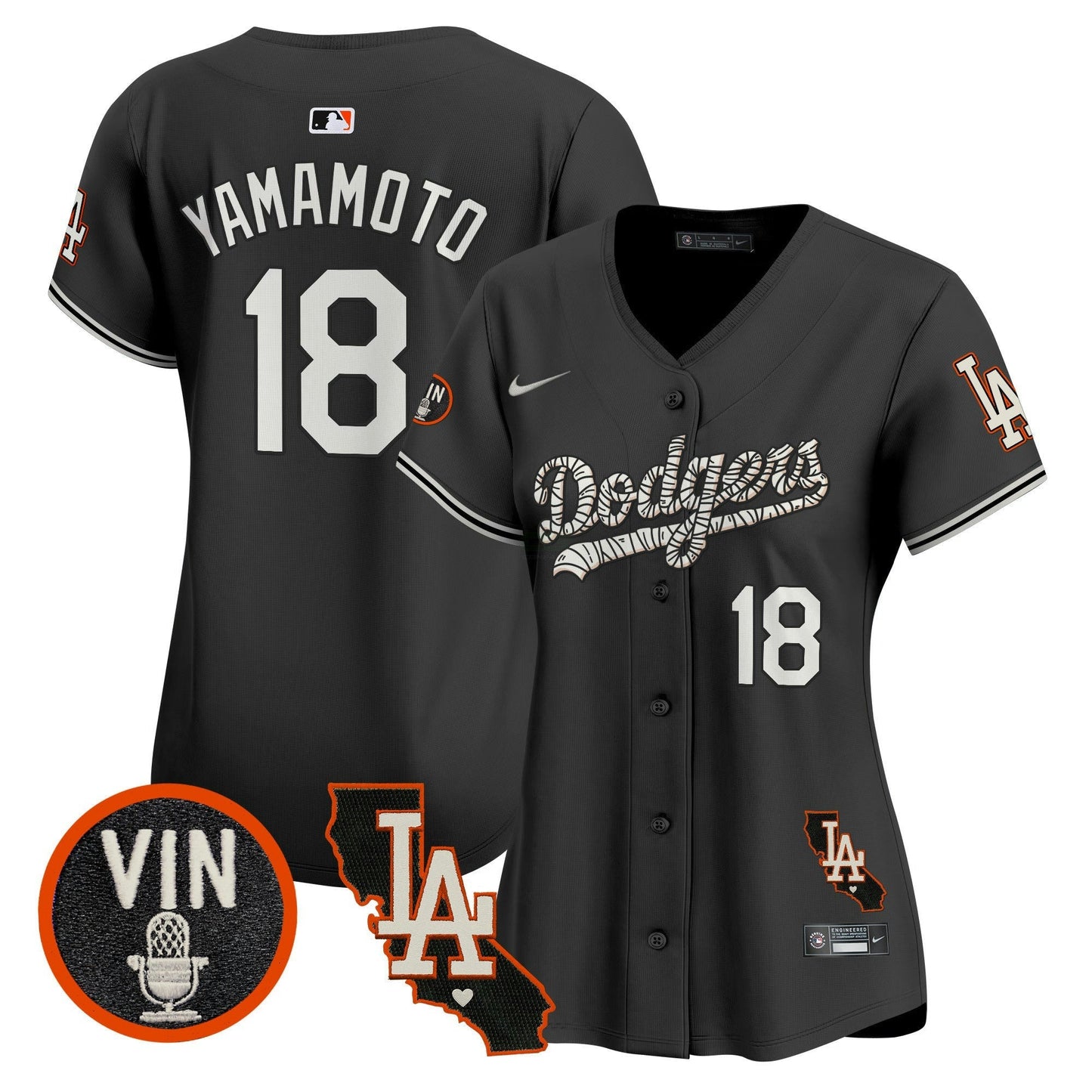 Camisa MLB Los Angeles Dodgers Women’s Halloween Vapor Premier Limited Jersey