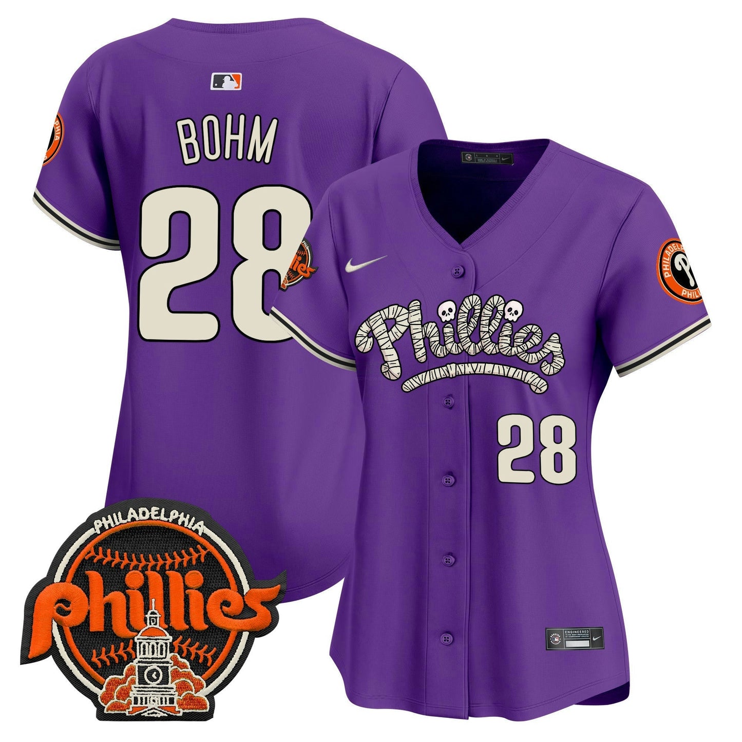 Camisa MLB Philadelphia Phillies Women’s Halloween Vapor Premier Limited Jersey