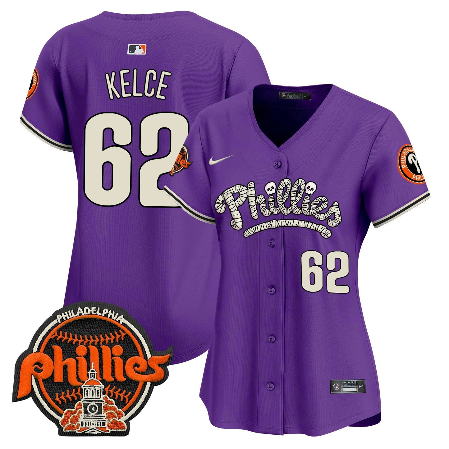 Camisa MLB Philadelphia Phillies Women’s Halloween Vapor Premier Limited Jersey