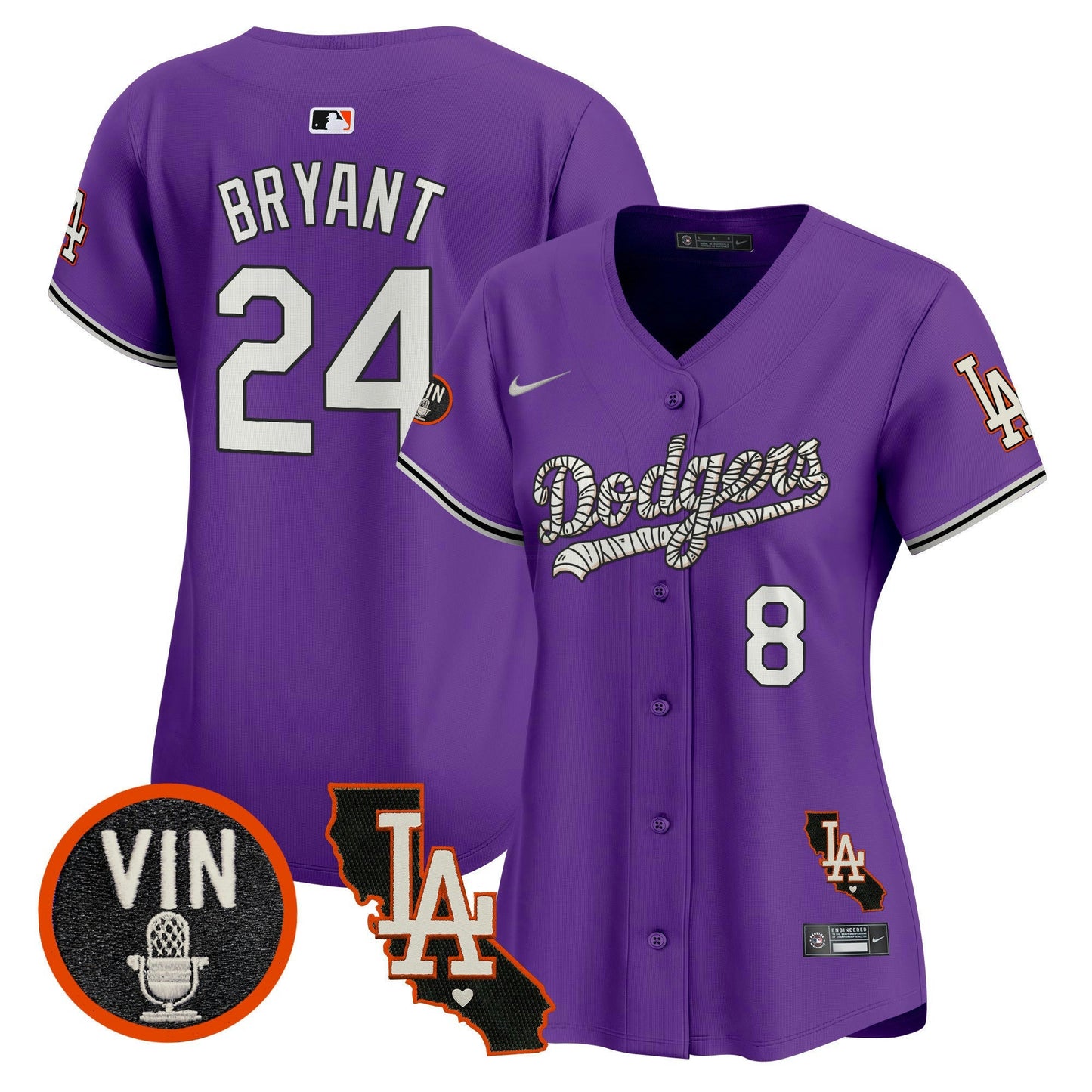 Camisa MLB Los Angeles Dodgers Women’s Halloween Vapor Premier Limited Jersey