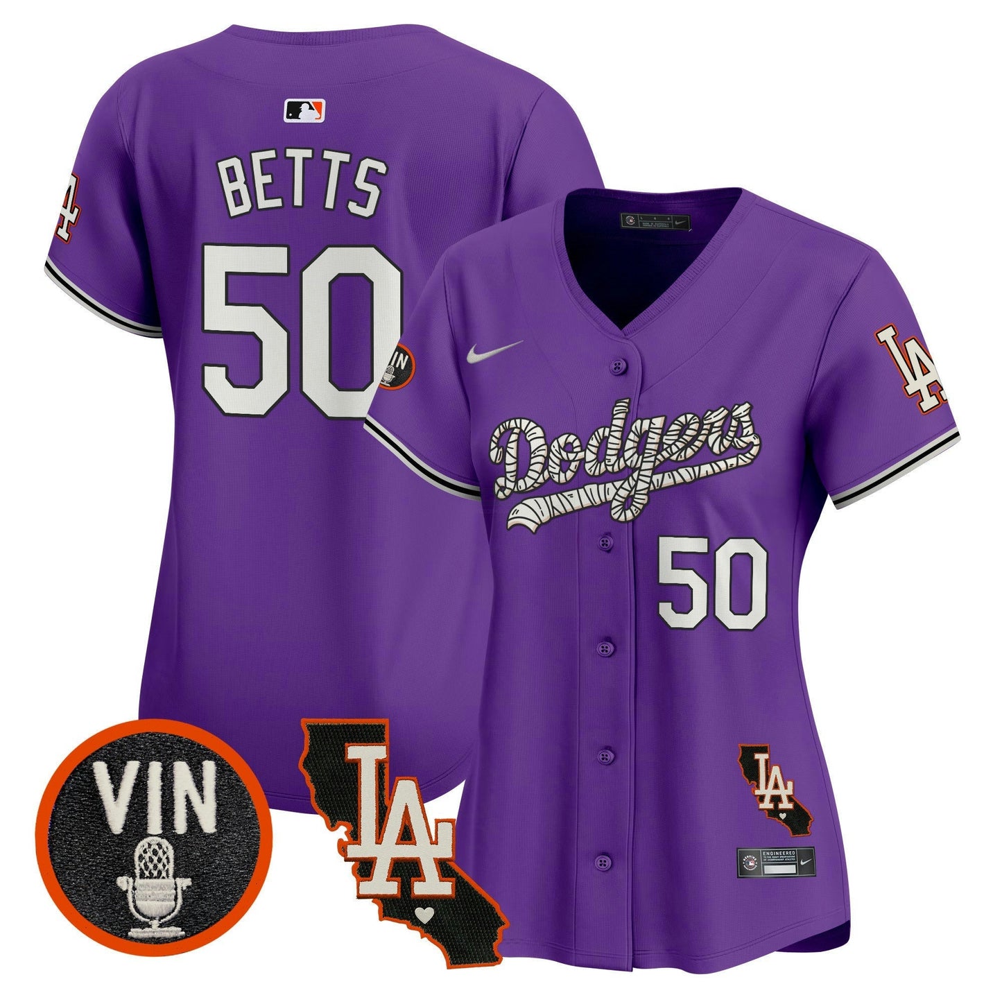 Camisa MLB Los Angeles Dodgers Women’s Halloween Vapor Premier Limited Jersey
