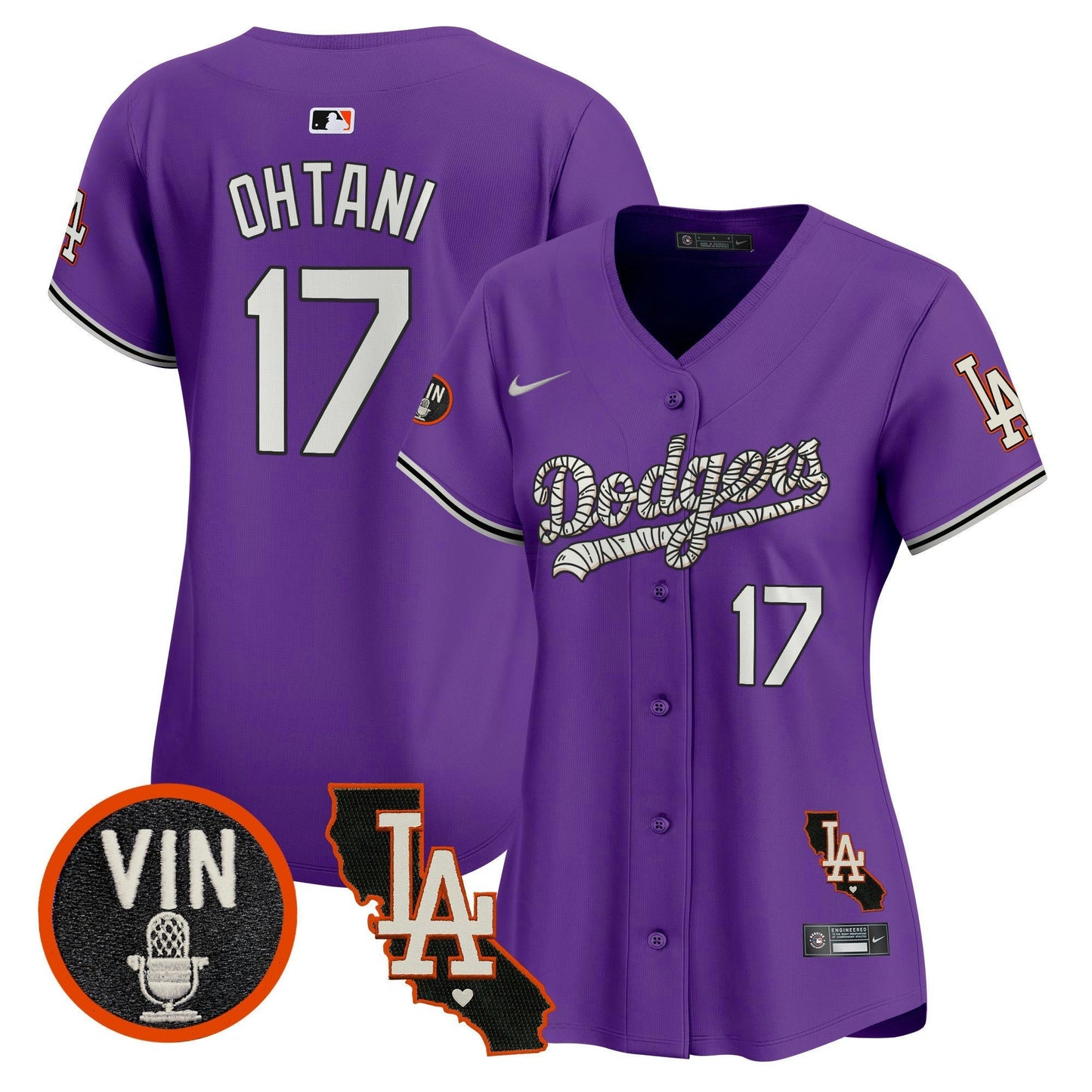 Camisa MLB Los Angeles Dodgers Women’s Halloween Vapor Premier Limited Jersey