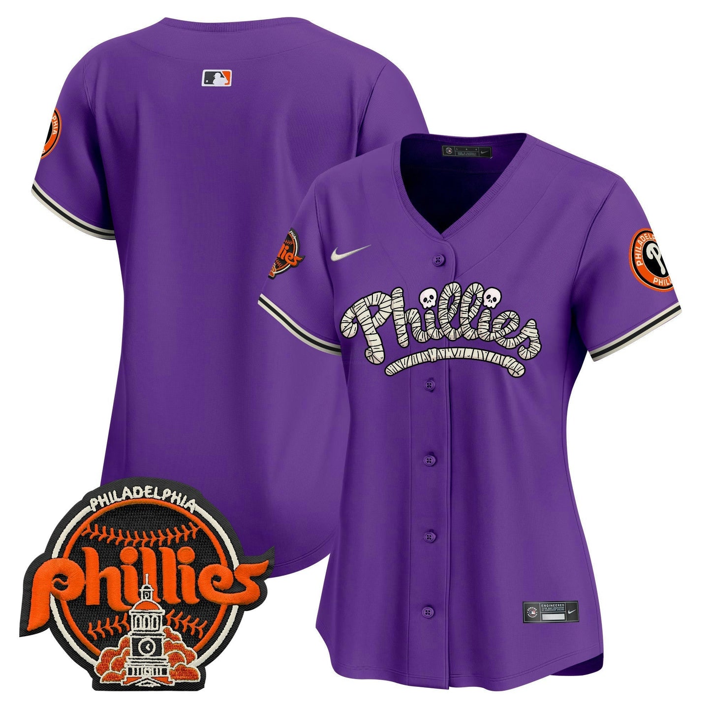 Camisa MLB Philadelphia Phillies Women’s Halloween Vapor Premier Limited Jersey