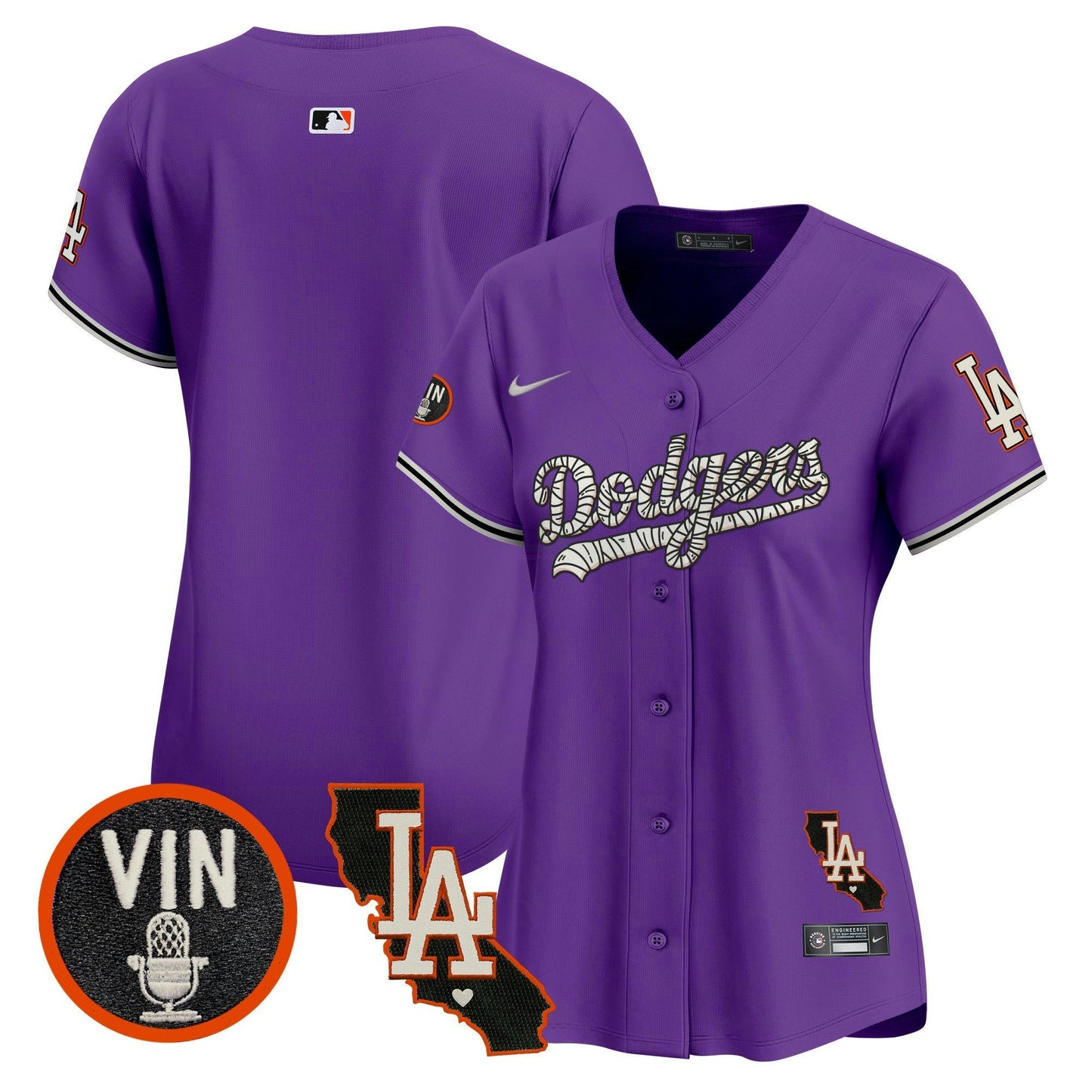 Camisa MLB Los Angeles Dodgers Women’s Halloween Vapor Premier Limited Jersey