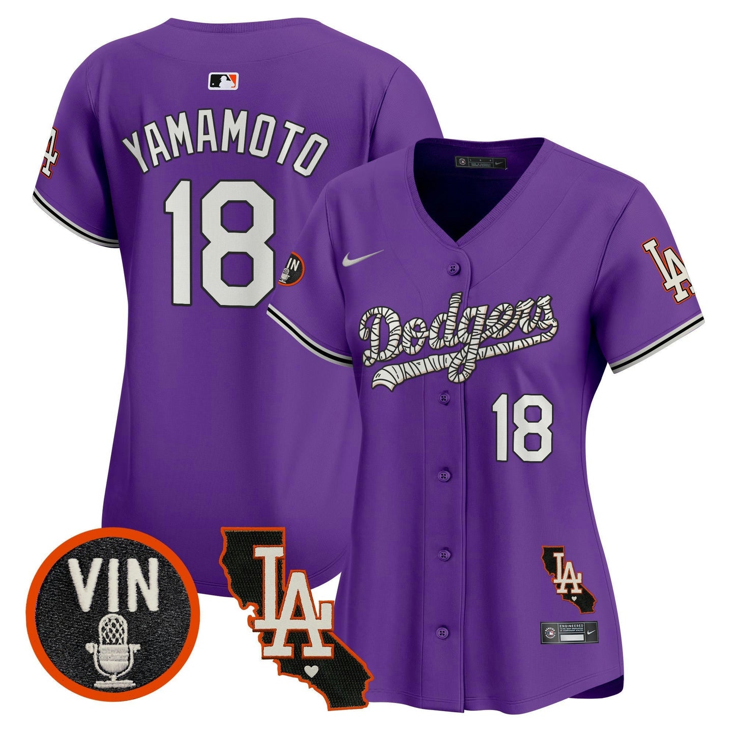 Camisa MLB Los Angeles Dodgers Women’s Halloween Vapor Premier Limited Jersey