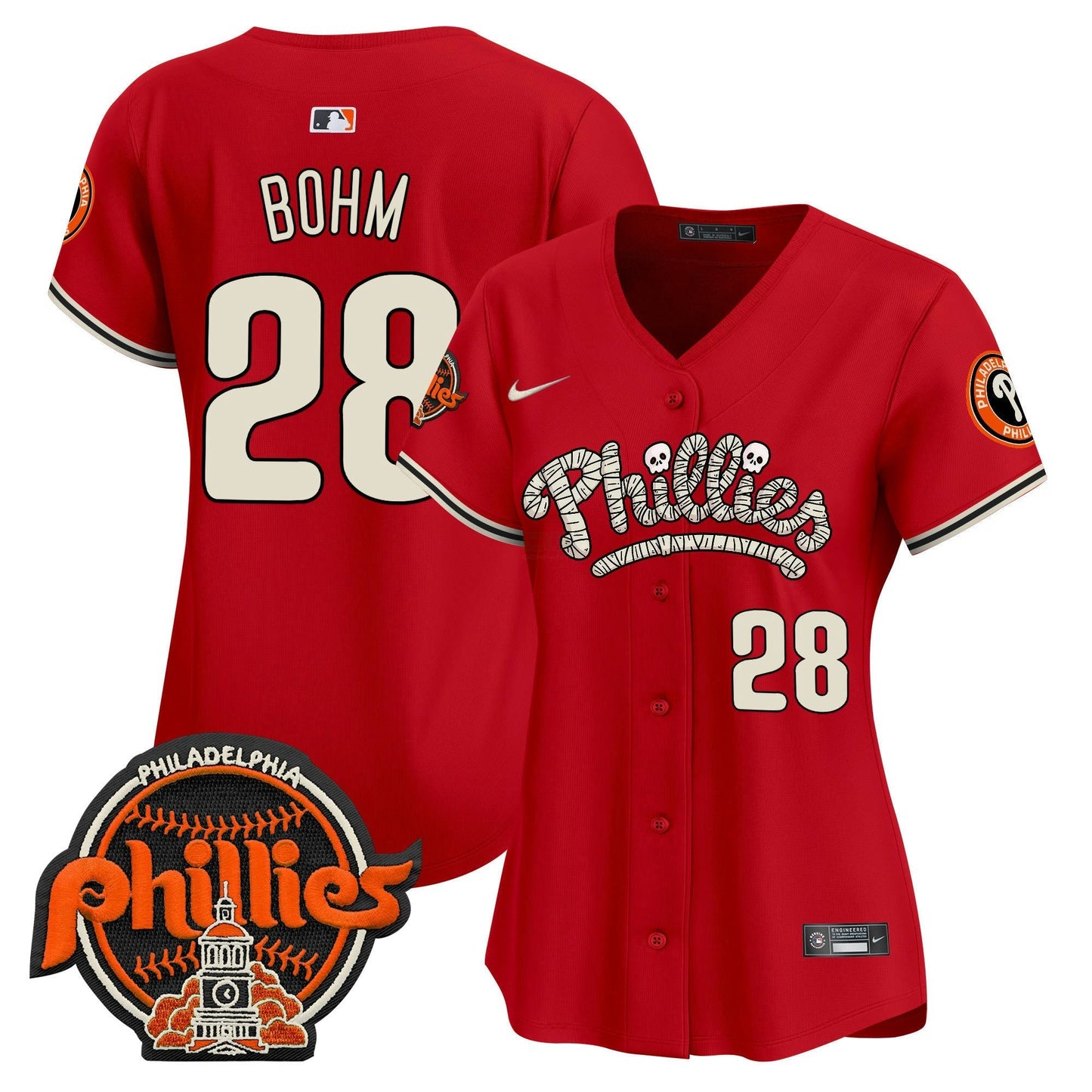 Camisa MLB Philadelphia Phillies Women’s Halloween Vapor Premier Limited Jersey